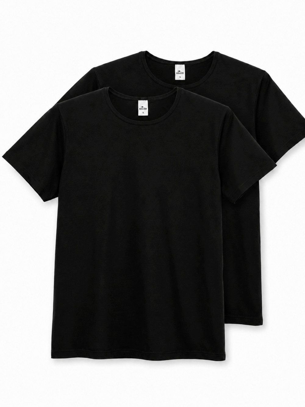 ASCOT Kurzarmshirt aus Baumwolle (2er-Pack) Single Jersey