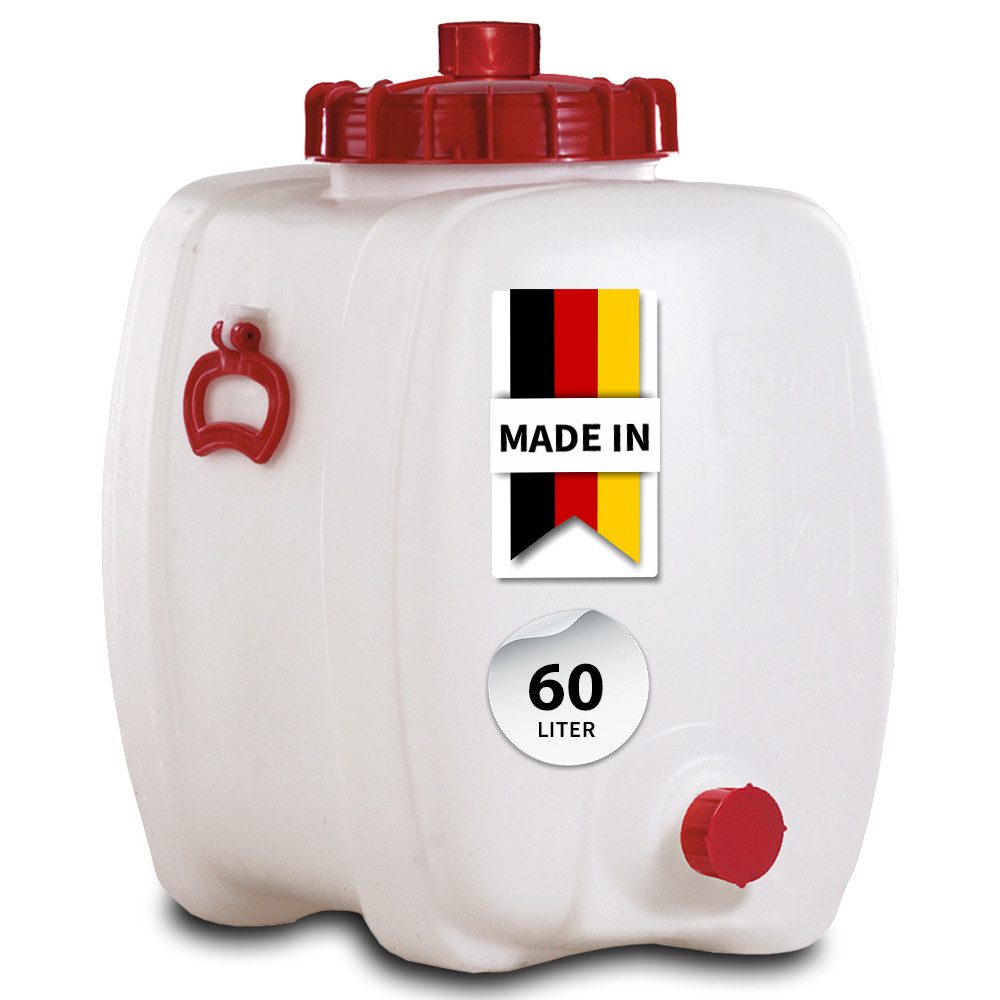 Graf Kanister Universal-Fass 60 Liter oval aus lebensmittelechten PE