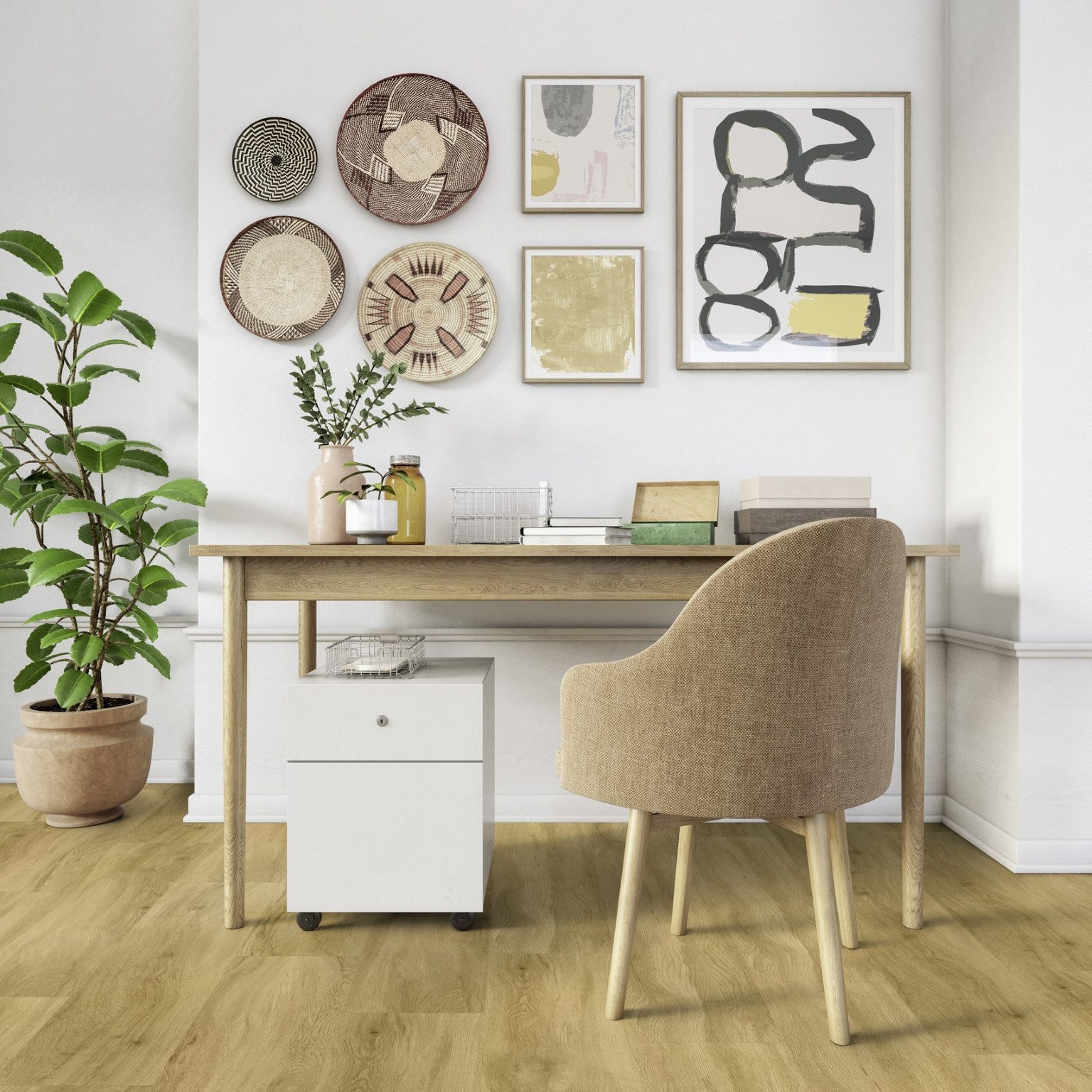 Gerflor Vinylboden Gerflor Landhausdiele, 212 x 1239 x 4,2 mm, NKL 23/32, NS ca. 0,4 mm, mit Microfase, ohne Tr