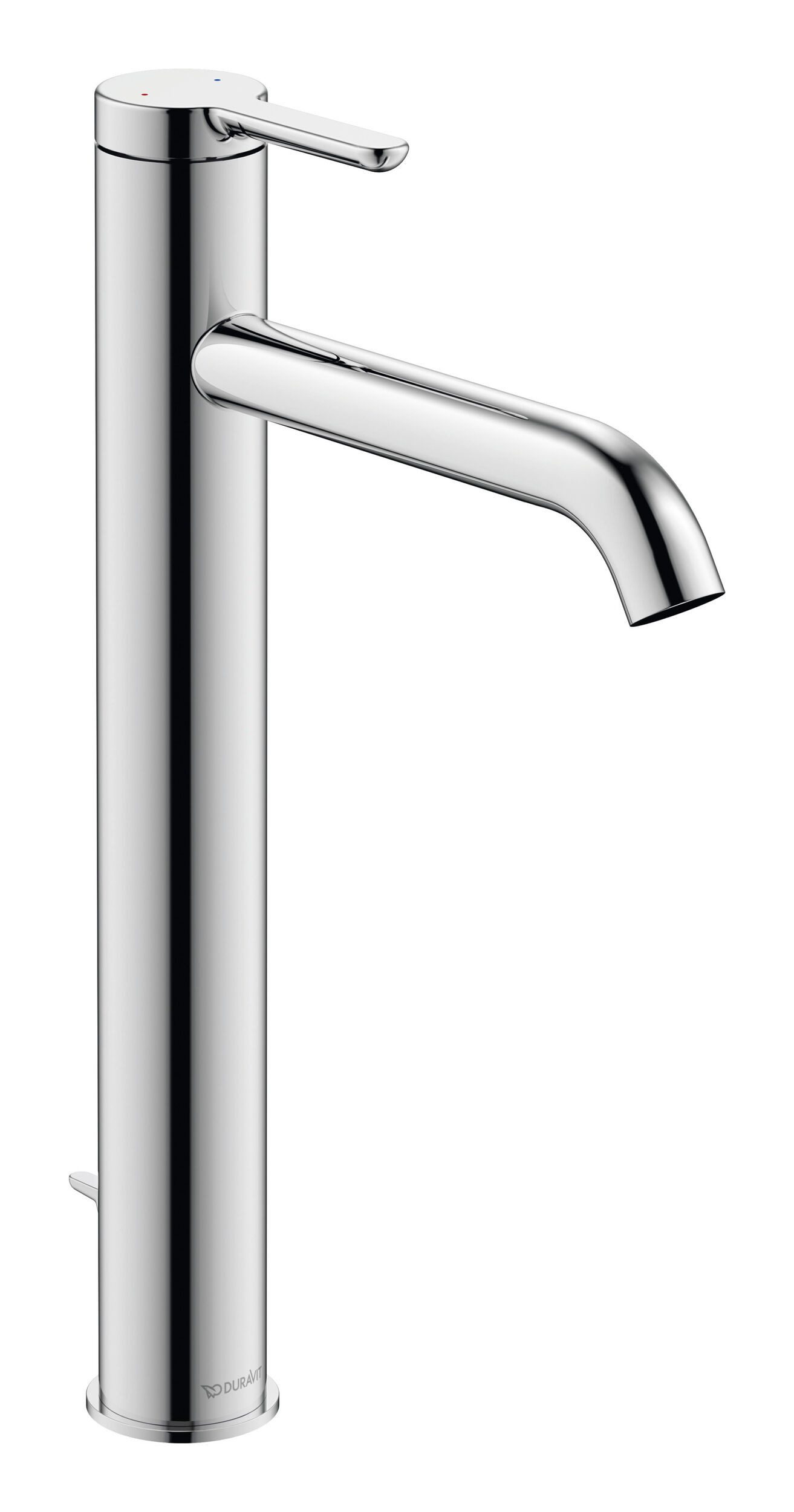 Duravit Waschtischarmatur C.1 Serie Ausladung 166 mm mit Zugstangen-Ablaufgarnitur