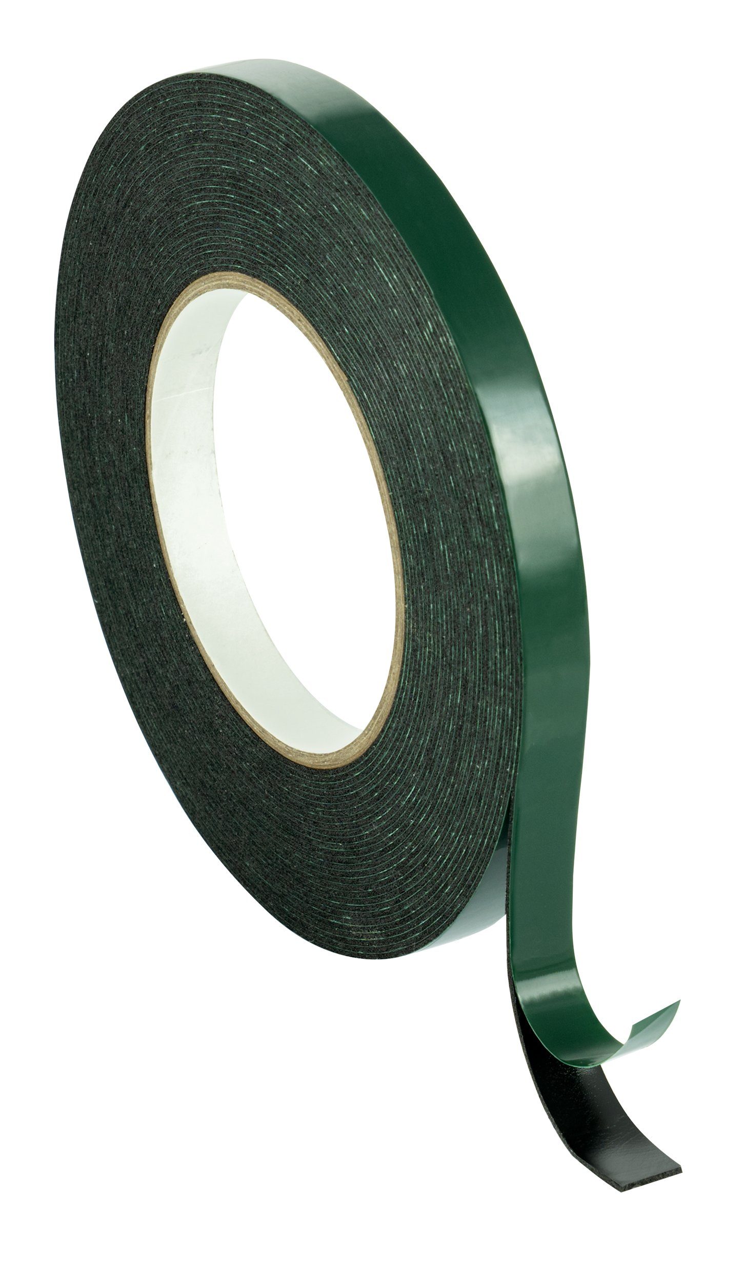 Poppstar Klebeband Doppelseitiges 1mm), Montage-Band (10m x 12mm x Schaumstoff-Klebeband (1-St) schwarz