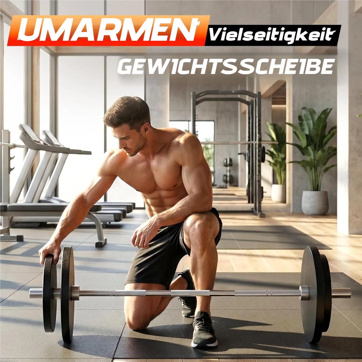 TLGREEN Hantelscheibe aus Gusseisen,olympische Standard-Hantelscheiben, 30 kg, (2-tlg), 50 mm Durchmesser, geeignet für Heim-Fitnessstudios und Krafttraining