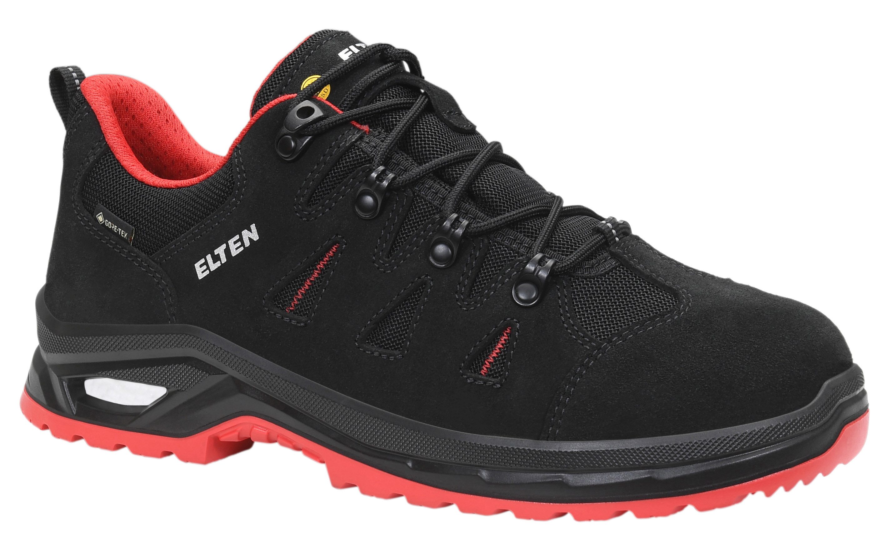 ELTEN RIWEMO XXP GTX® black-red Low ESD S3S WR Sicherheitsschuh (Schuhkarton, Paar)