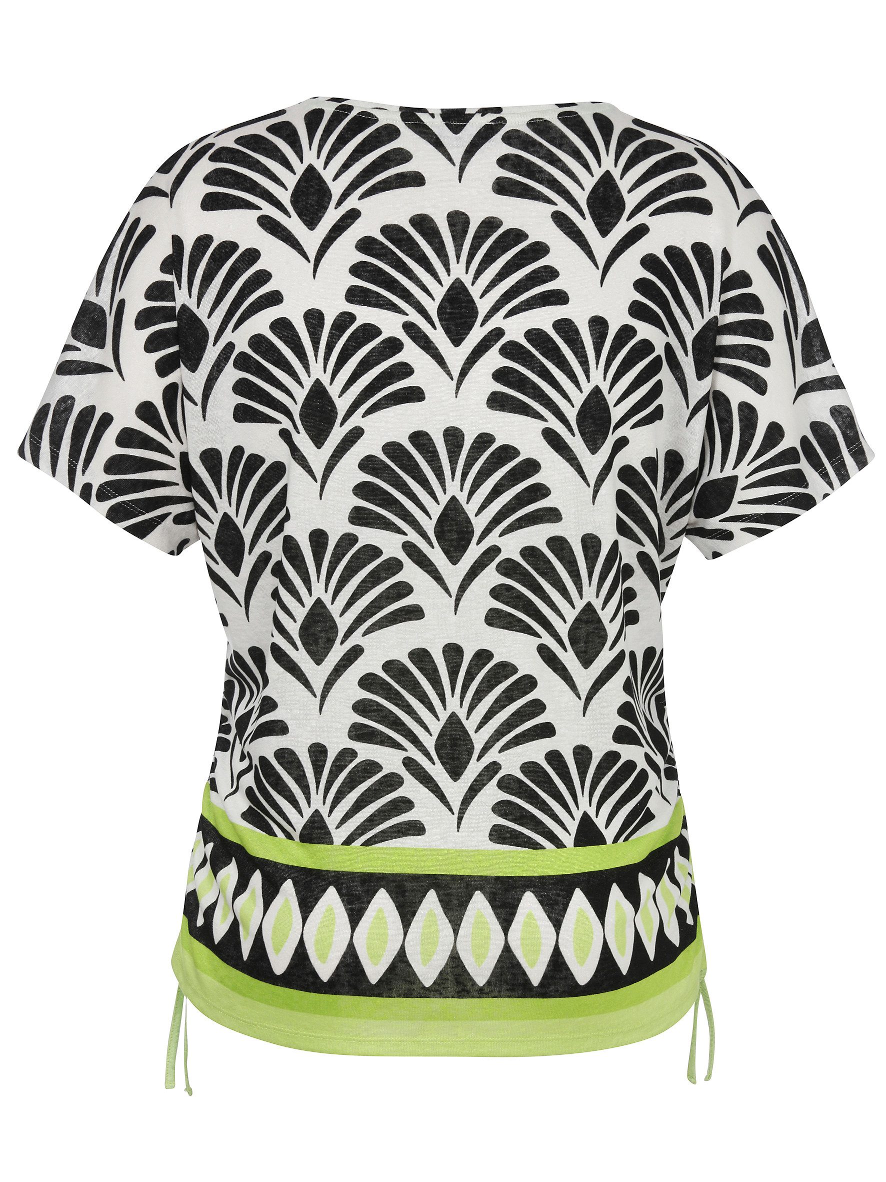 VIA APPIA T-Shirt T-Shirt V-Ausschnitt 1/2 Arm Druck