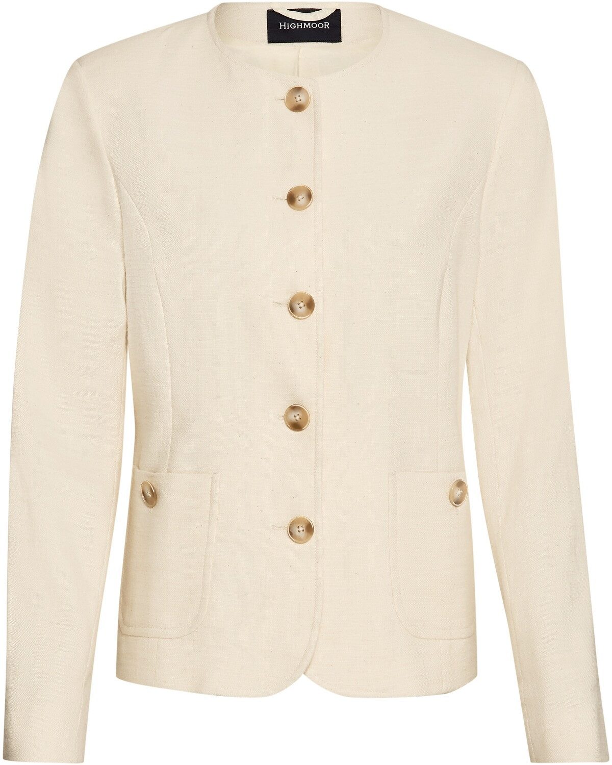 Highmoor Outdoorjacke Kurze Rundhals-Jacke