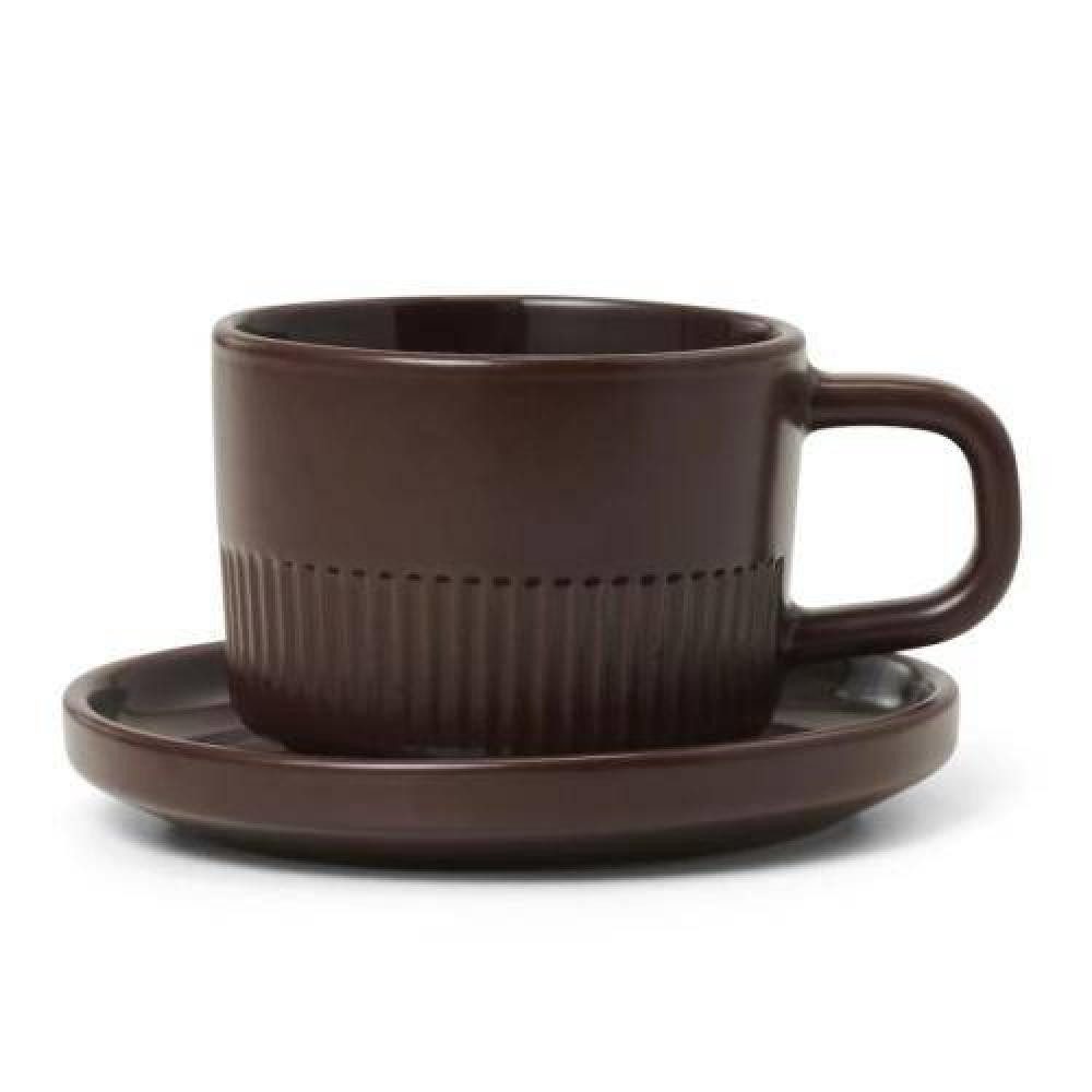 Marc O'Polo Home Espressotasse Moments Espressotasse und -untertasse, hochwertiges Keramik, spülmaschinengeeignet