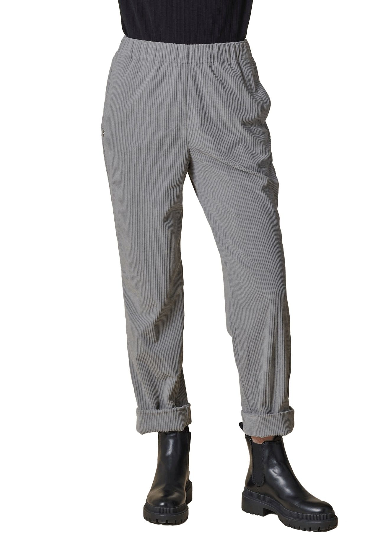 Zhrill Stoffhose Cordhose ZHPIA CORD Grau günstig online kaufen