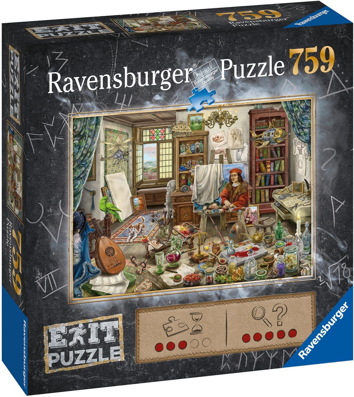 Ravensburger Puzzle EXIT, Das Künstleratelier, 759 Puzzleteile, Made in Ger günstig online kaufen