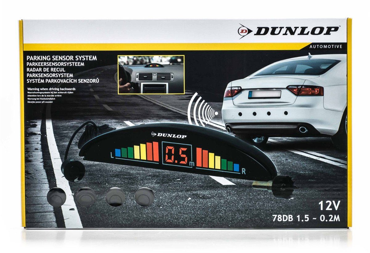 Dunlop Auto Einparkhilfe Rückfahrkamera (KFZ Rückfahrwarner, 4