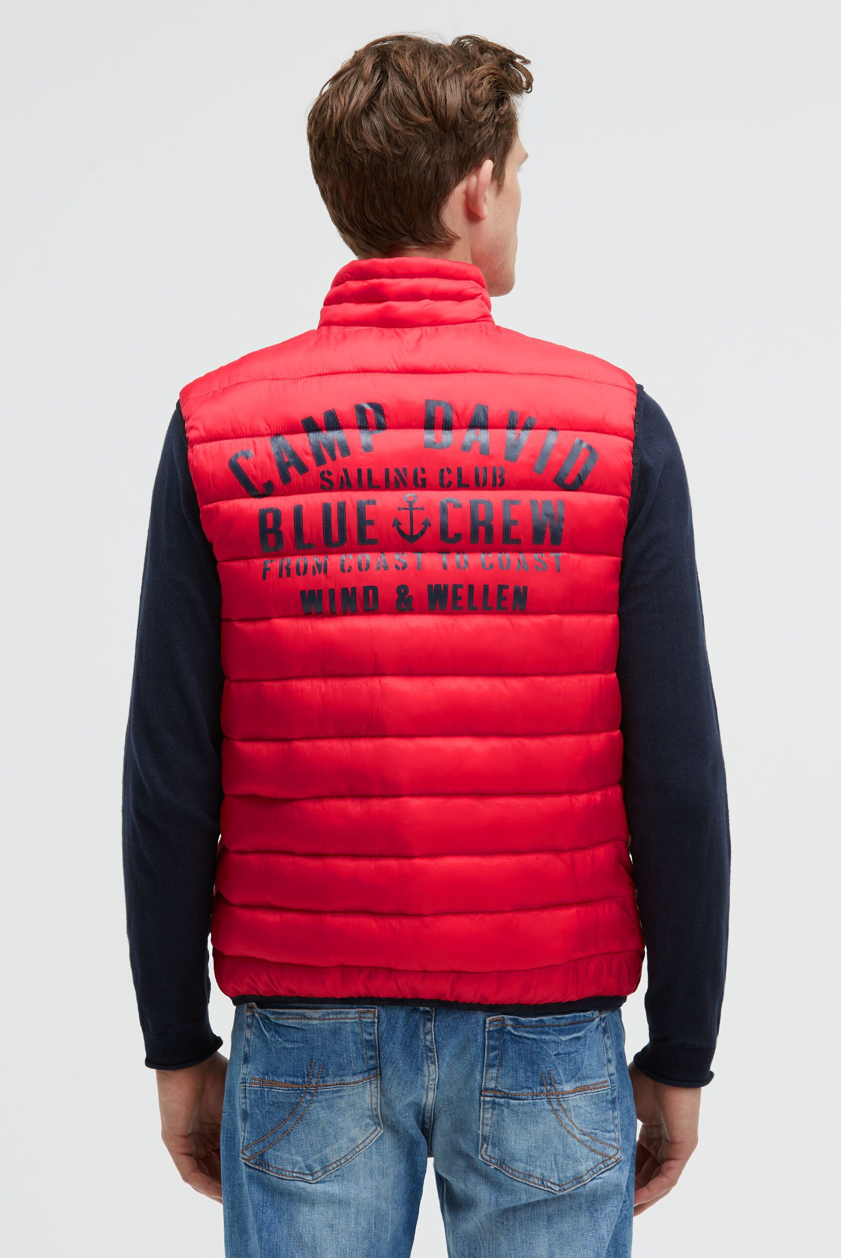 CAMP DAVID Steppweste mit elastischem Saumabschluss günstig online kaufen