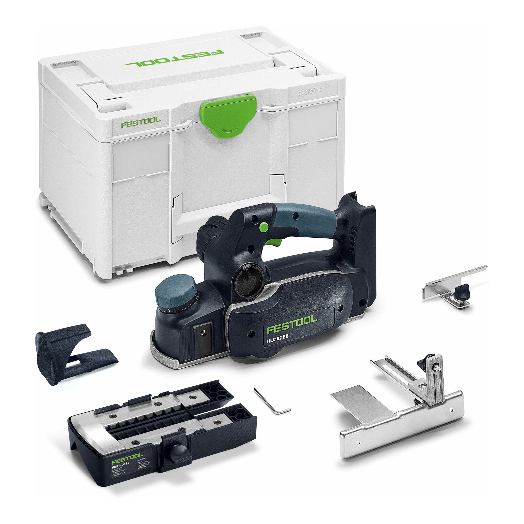 FESTOOL Elektrohobel Festool Akku-Hobel HLC 82 EB-Basic-Set