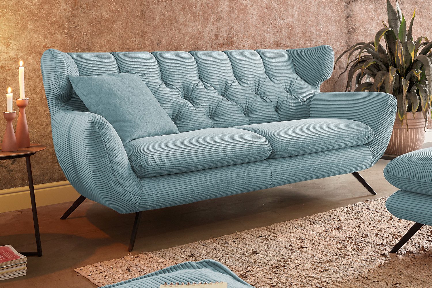 KAWOLA Sofa CHARME, Couch 2-Sitzer oder günstig online kaufen