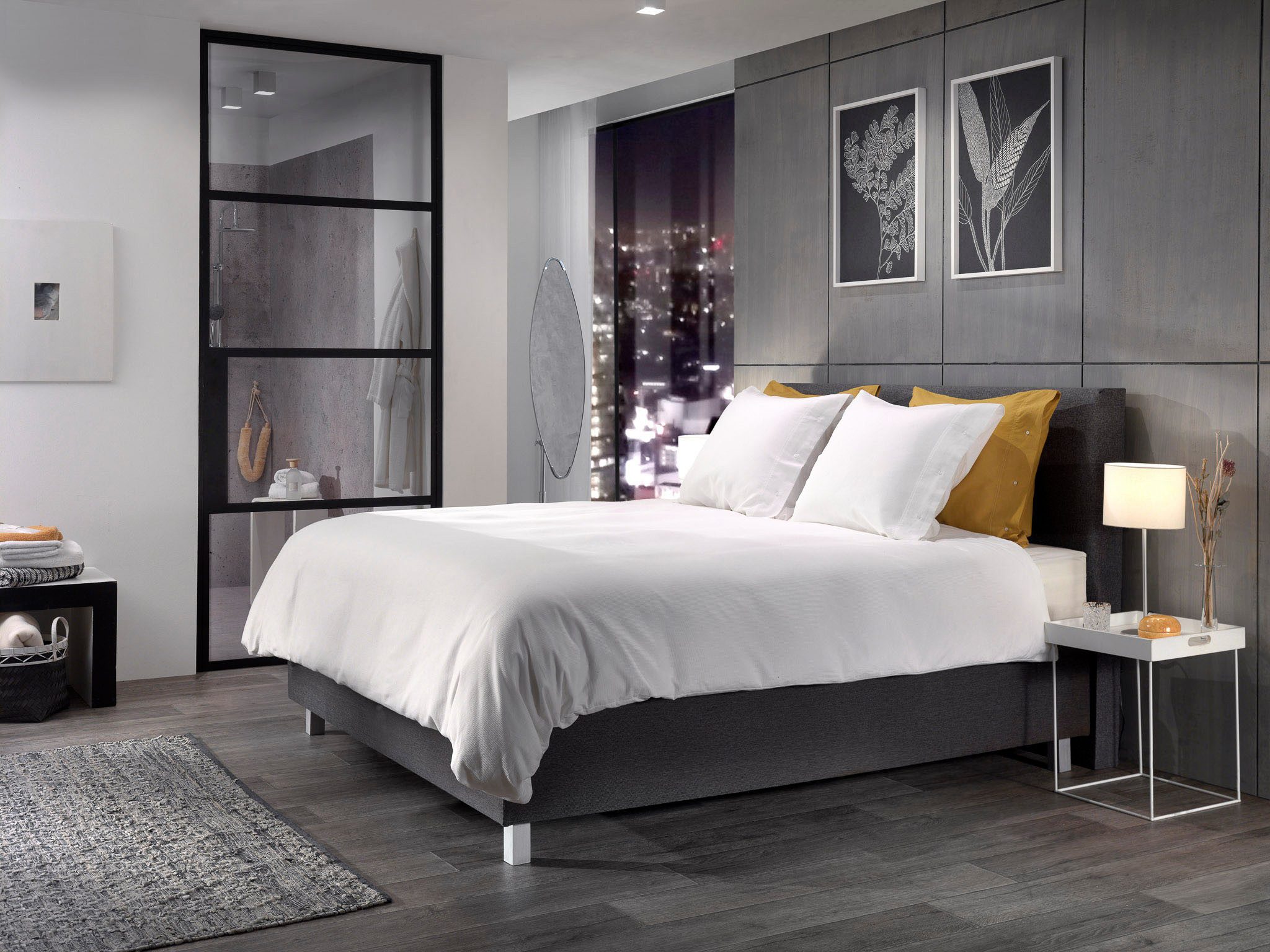 YELLOW Bettwäsche Cialda, Renforcé, 2 teilig, Uni Design, 100% Baumwolle ab 135x200 cm.