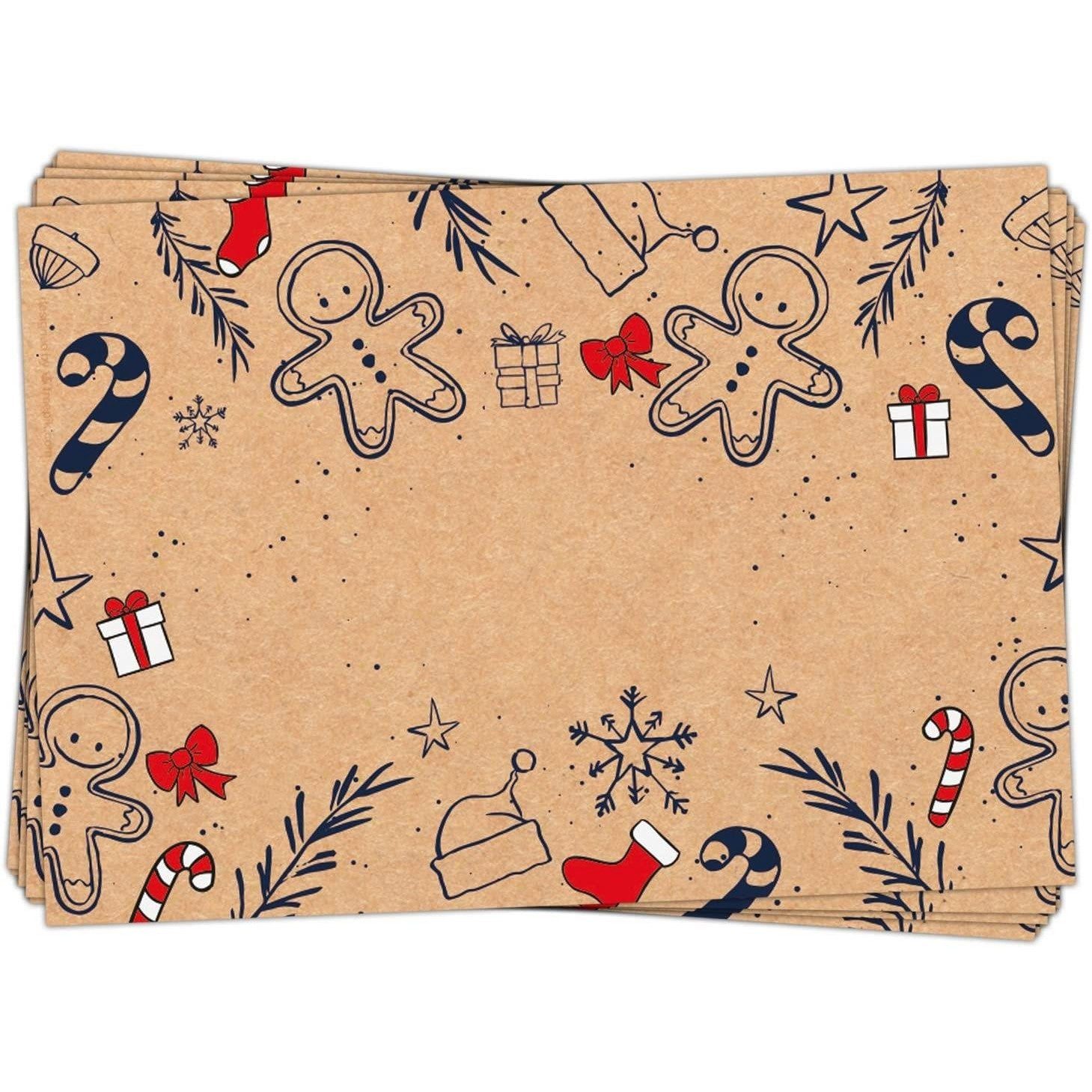 Logbuch-Verlag Dekofigur Geschenkaufkleber Weihnachten 100 Stück 7 x 5 cm r günstig online kaufen