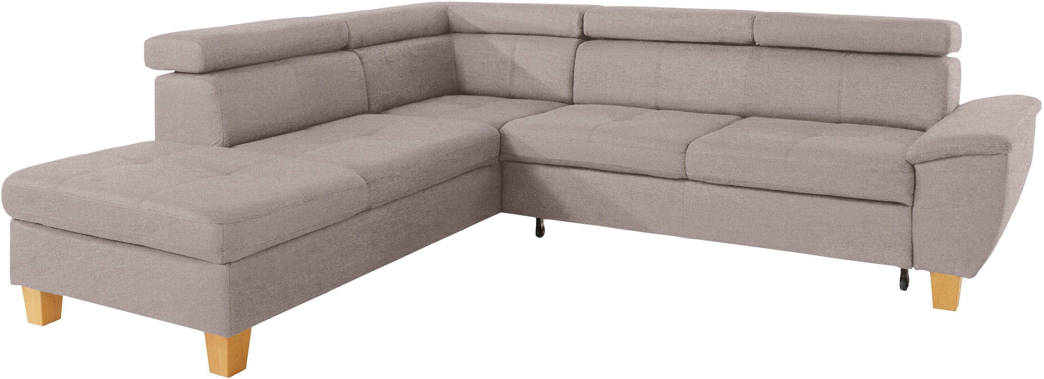 Bettkasten fashion wahlweise - Bettfunktion exxpo Ecksofa Enya, und sofa inklusive Kopfteilverstellung,