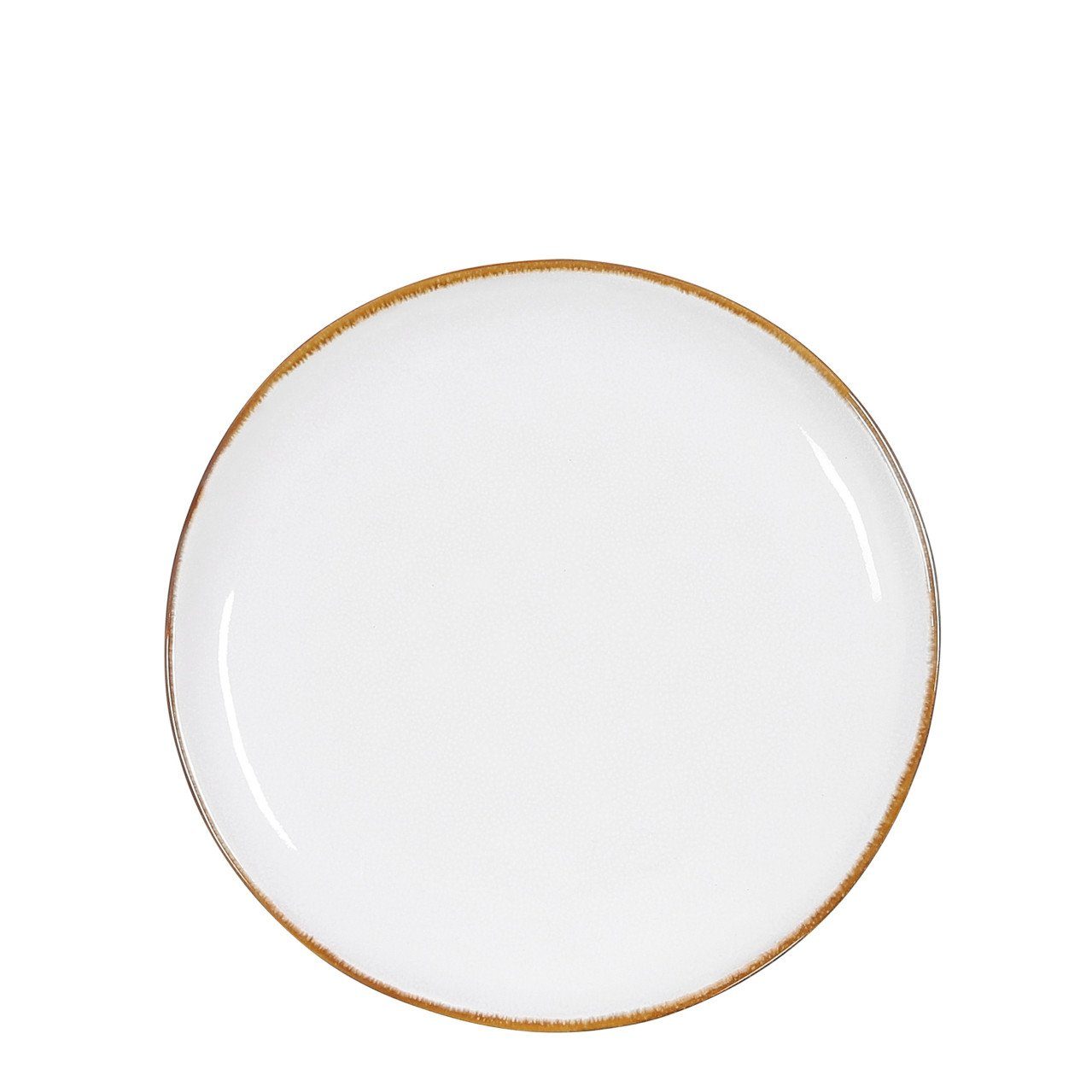 Mica Decorations Frühstücksteller Mica Frühstücksteller Tabo weiß, Ø 20,5 cm x 2 cm