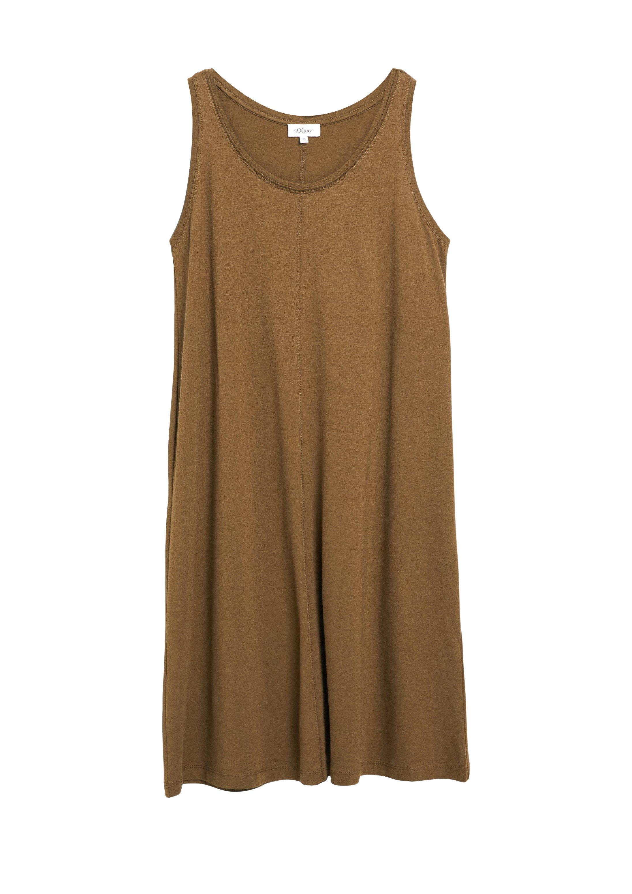 s.Oliver Midikleid Kleid Ausgestelltes Jersey-Kleid