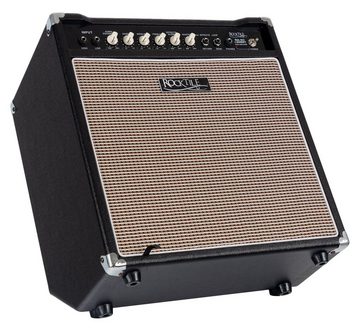 Rocktile BA-50 Lemmy Bassverstärker Verstärker (Anzahl Kanäle: 2 (Normal/Drive), 50 W, Basscombo - 3-Band-EQ und Aural Enhancer - Effektschleife und Limiter)