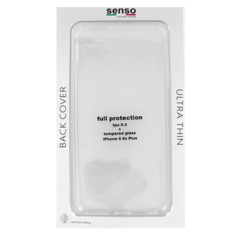 Handytasche Original Back Cover Handyhülle für iPhone 6 6s Plus Klar Schutz Case S (Bumper)