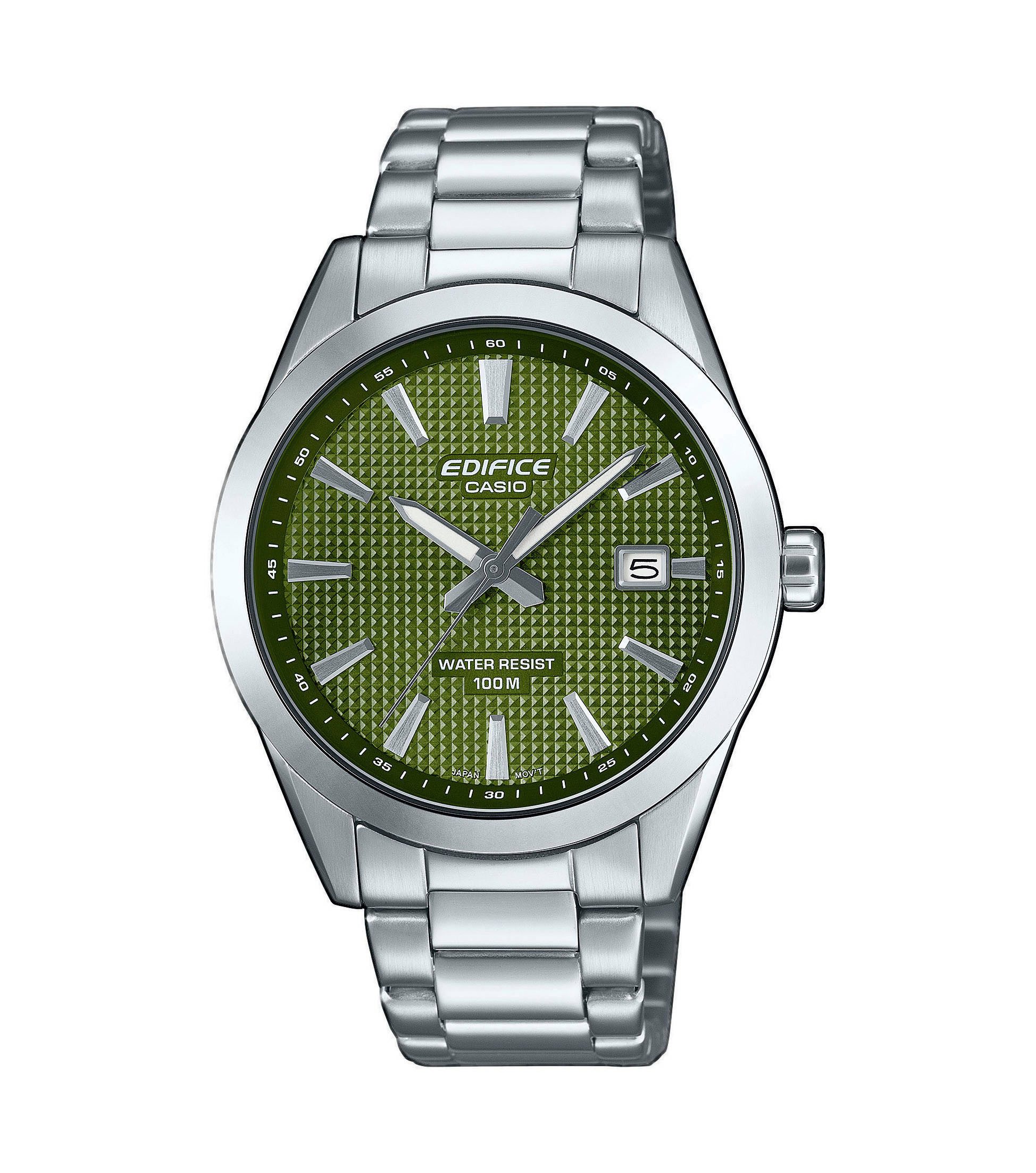CASIO EDIFICE Quarzuhr EFV-160D-3AVEF, Armbanduhr, Herrenuhr, Edelstahlarmb günstig online kaufen