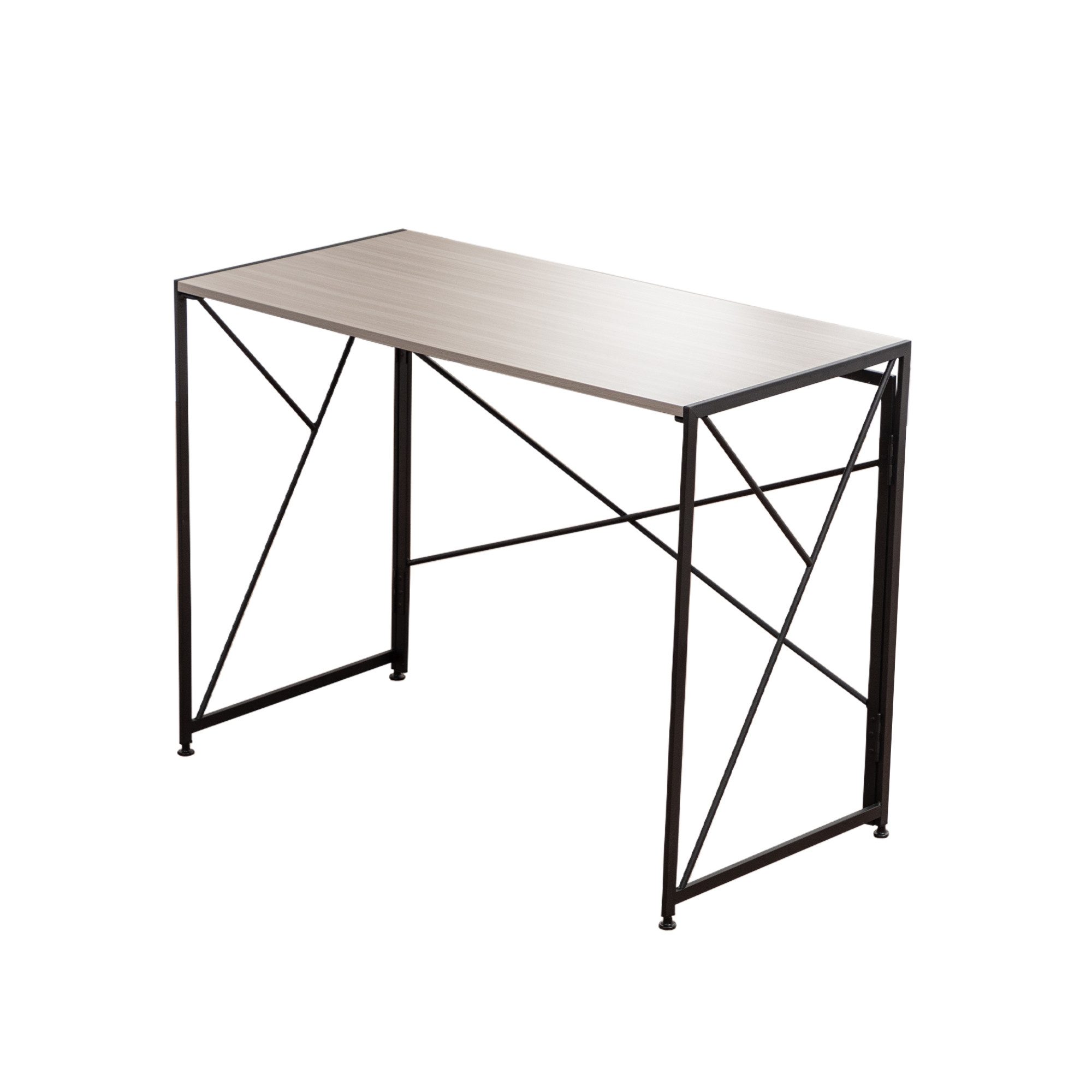 GIHAUVIA Klapptisch Klapptisch 99×75 cm, 8 Sek. faltbar, 5 cm flach, Alu-Gestell, weiß