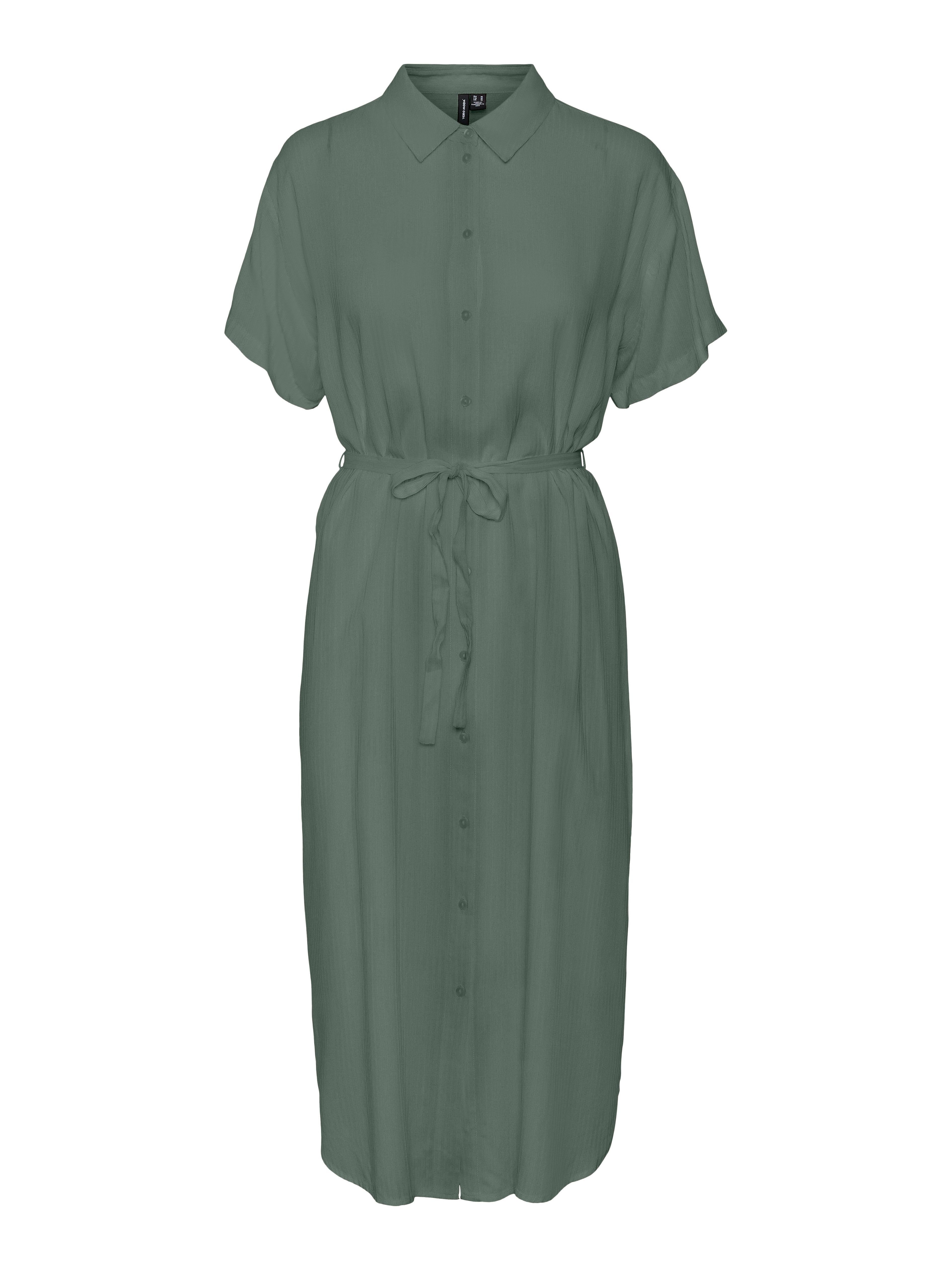 Hemdblusenkleid VMBUMPY SS SHIRT DRESS WVN GA CUR