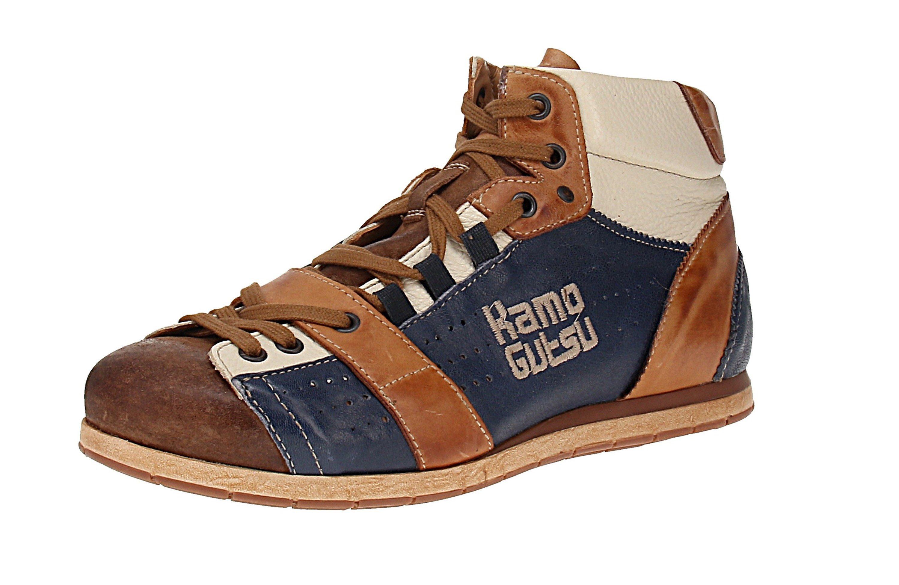 Kamo-Gutsu Kamo-Gutsu Tifo-105 - Herren Schuhe Sneaker - Marrone-Royal Sneaker