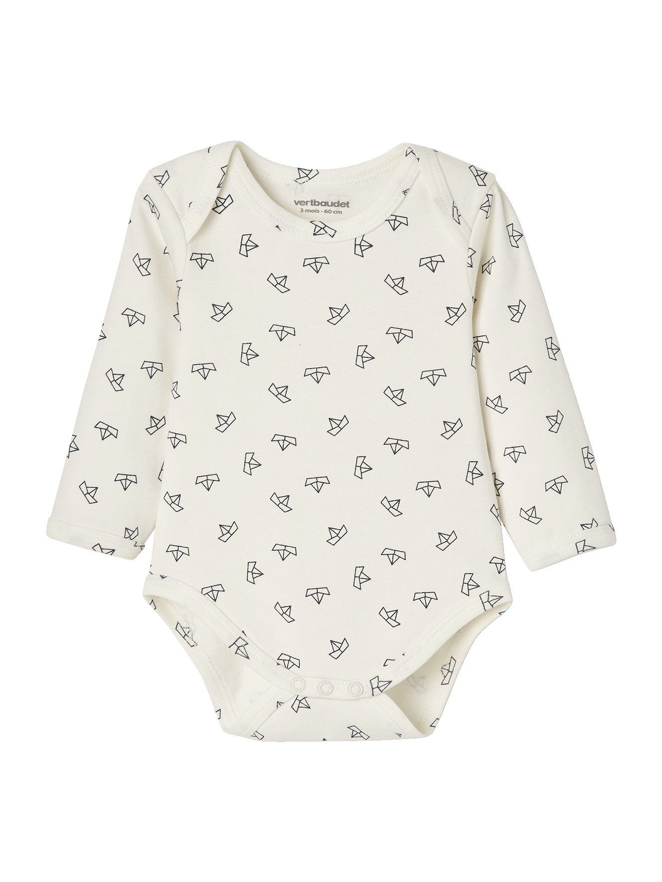 vertbaudet Body Baby Langarm-Bodys 5er-Pack, Schlupfform – Bild 5 von 5