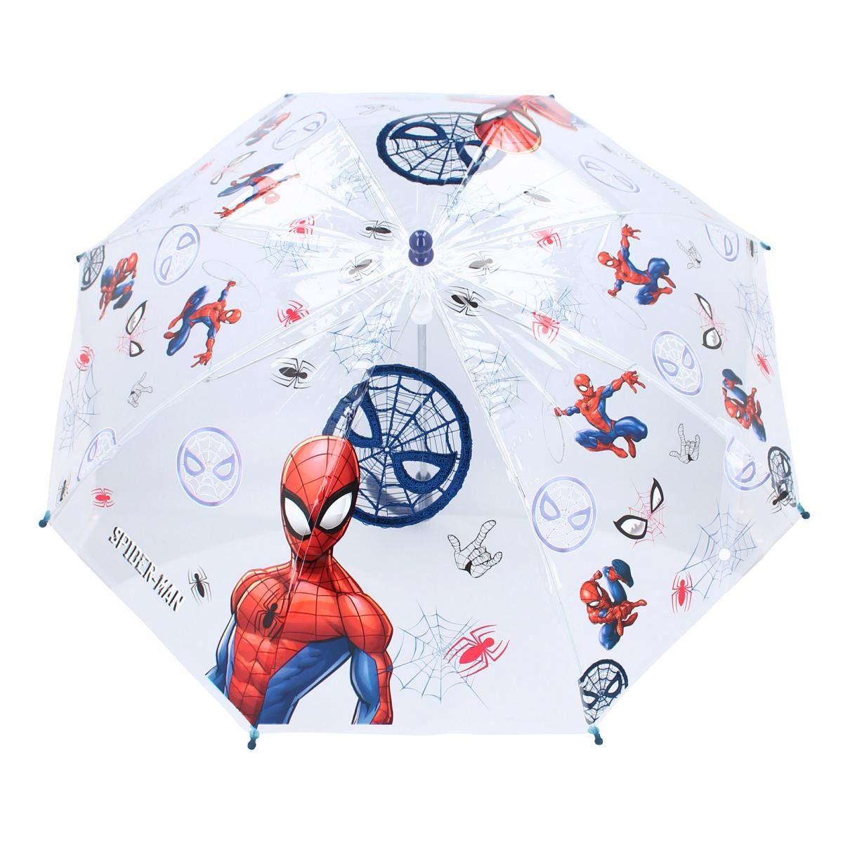 Vadobag Stockregenschirm Kinderschirm Regenschirm Spiderman, Rainy Days