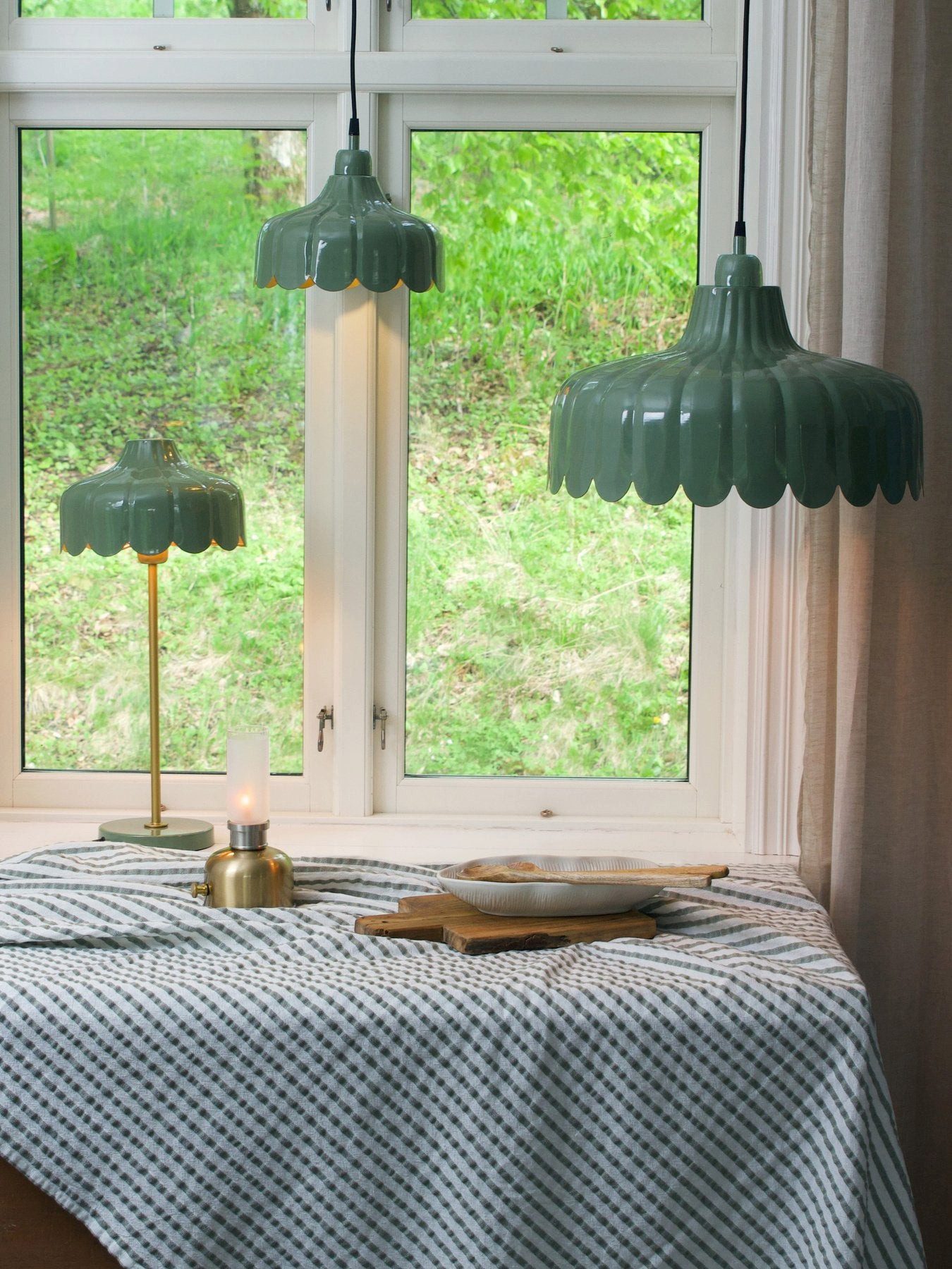 PR Home Pendelleuchte PR Home Hängelampe Wells Ø45 cm – Metalllampe Blütenform in 8 Farben, Nicht enthalten