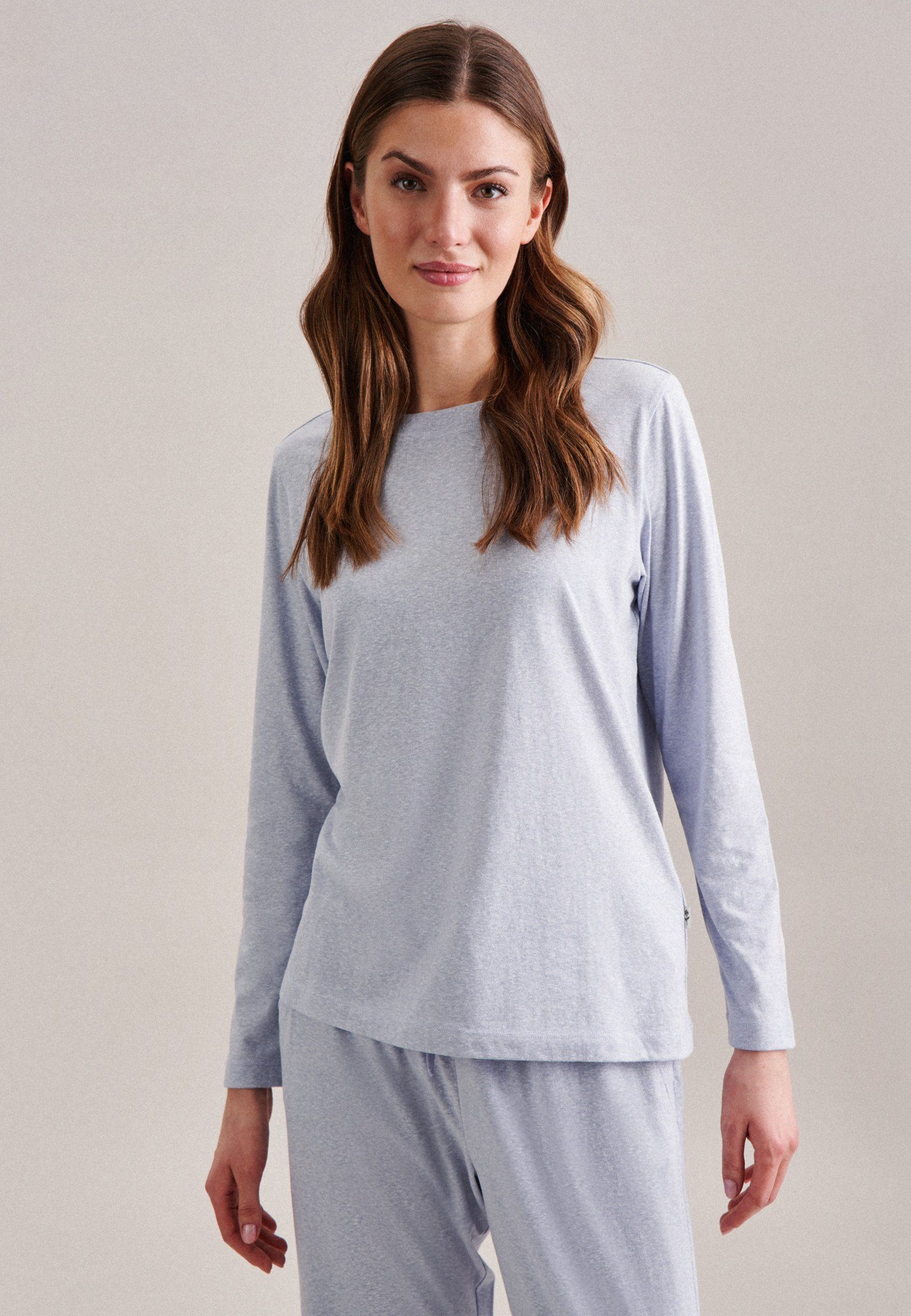 seidensticker Pyjama Schwarze Rose