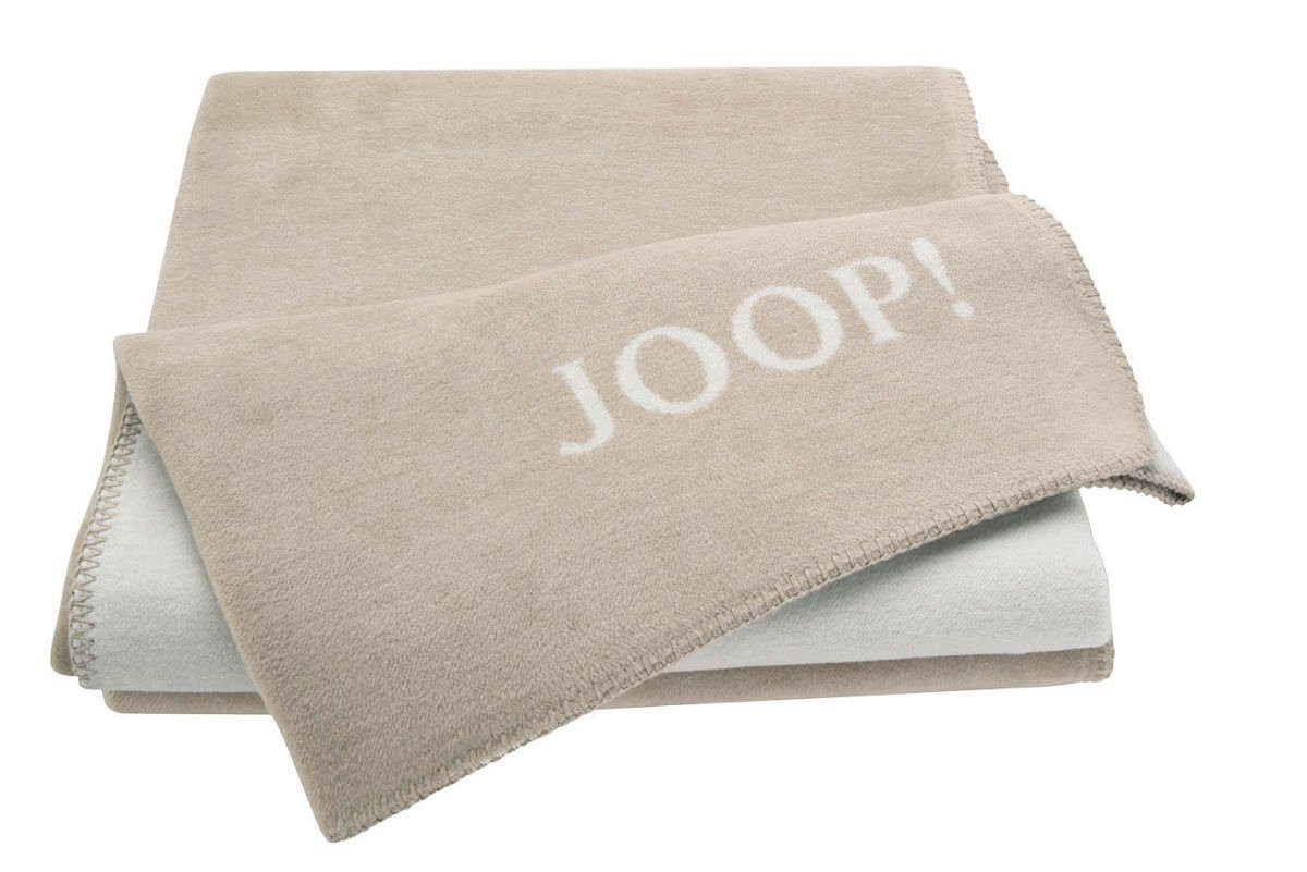 Wohndecke JOOP! Uni-Doubleface Wohndecke, Joop!, Made in Germany Sand-Pergament