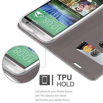 Cadorabo Handyhülle HTC ONE M8 HTC ONE M8, Klappbare Handy Schutzhülle - Hülle - mit Standfunktion und Kartenfach