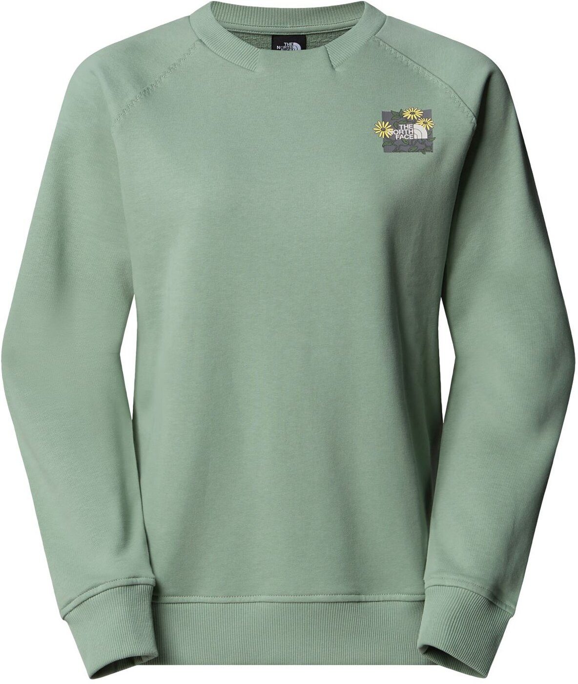 The North Face Sweatshirt W CONNECT RELAXED CREW SWEATSHIRT-GRAPHI SLATE MOSS