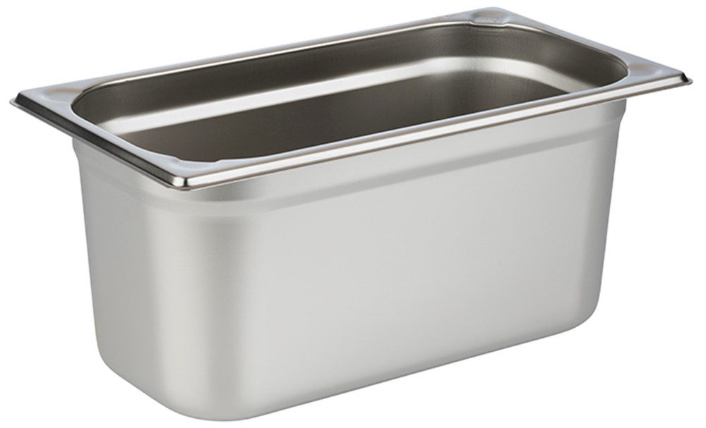 APS Aufbewahrungssystem GN 1/3 Behälter 32,5 x 17,6 cm, Edelstahl, (1-tlg), Gastronorm-Behälter, zum Anrichten und Lagern von Speisen