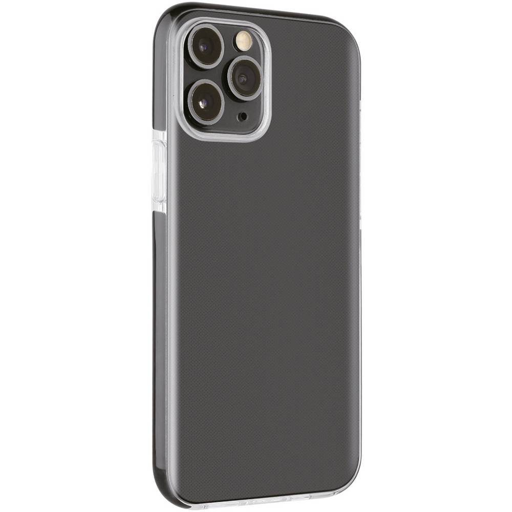 Vivanco Handyhülle Rock Solid, Anti Shock Schutzhülle für iPhone 12, Induktives Laden, Stoßfest, Wasserabweisend