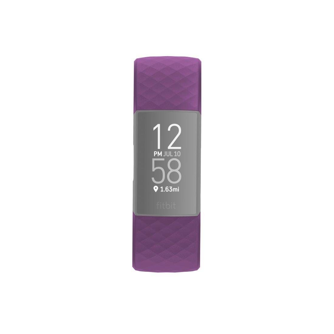 für 3 Smartwatch-Armband Ersatzarmband Hama Fitbit 19,9 Charge und Fitbit 4, lila cm Charge 22mm,
