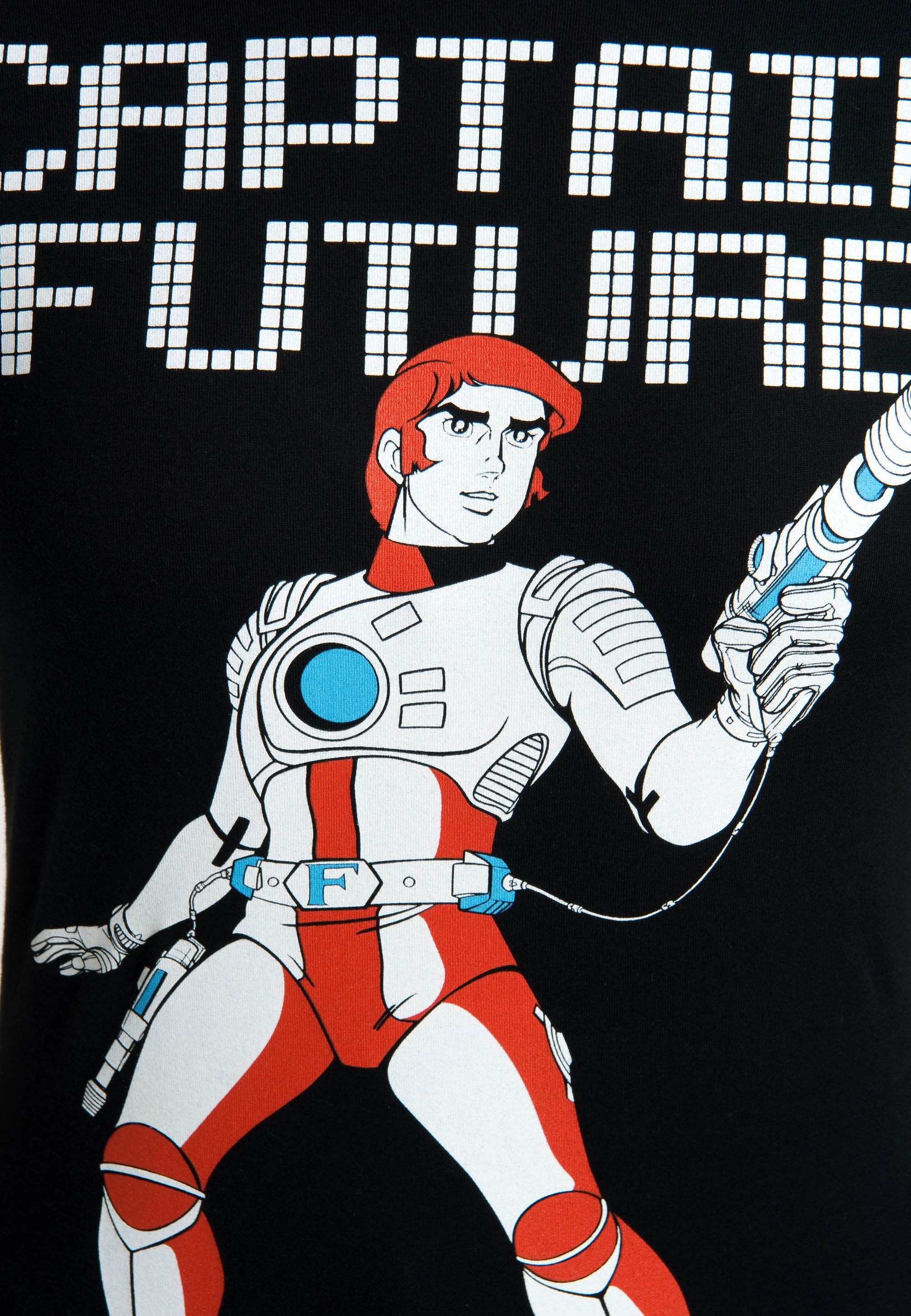 Damen Shirts LOGOSHIRT T-Shirt Captain Future mit coolem Retro-Druck