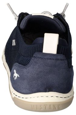 Mustang Shoes Slip-On Sneaker, Freizeitschuh, Halbschuh, Schlupfschuh, mit Elastik-Schnürsenkel