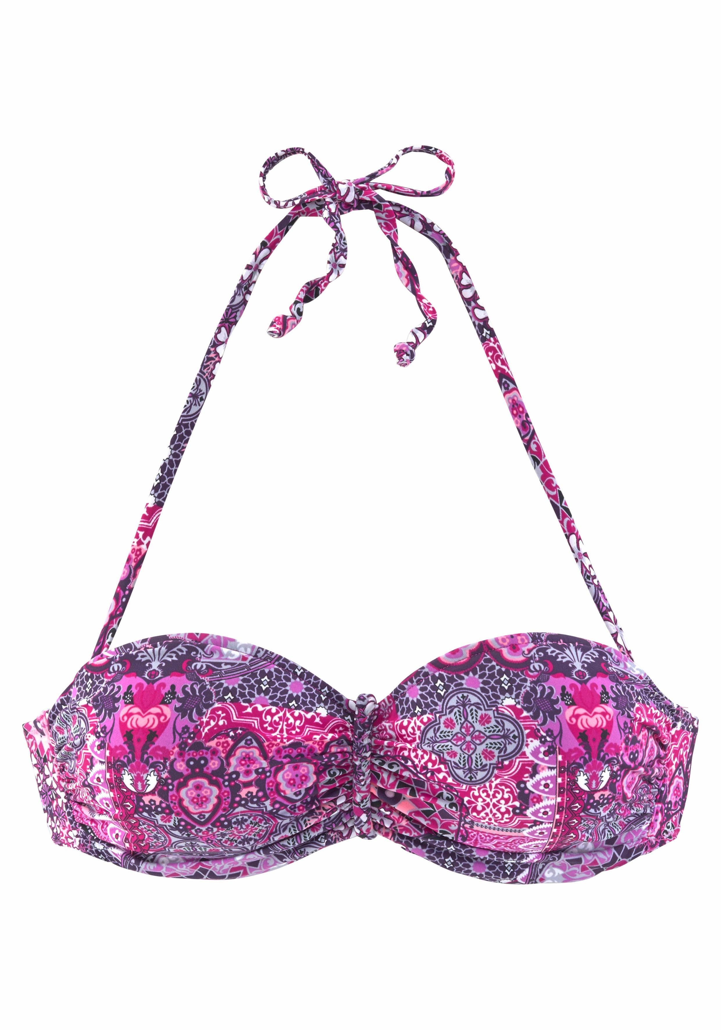 Buffalo Bandeau-Bikini-Top Shari, mit Paisleydruck günstig online kaufen