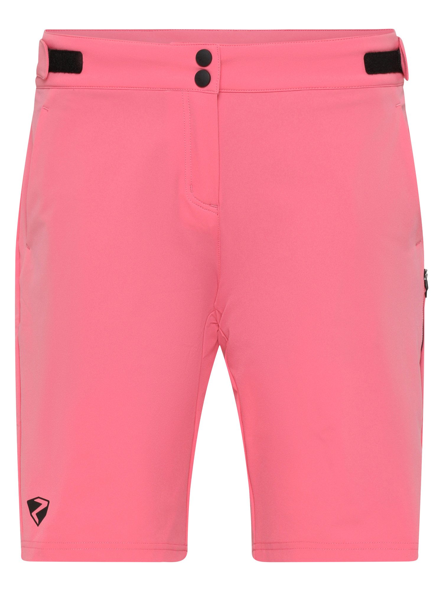 Ziener Radhose NILSA-Z elastisches Material, verstellbarter Bund, eingehängte Innenhose