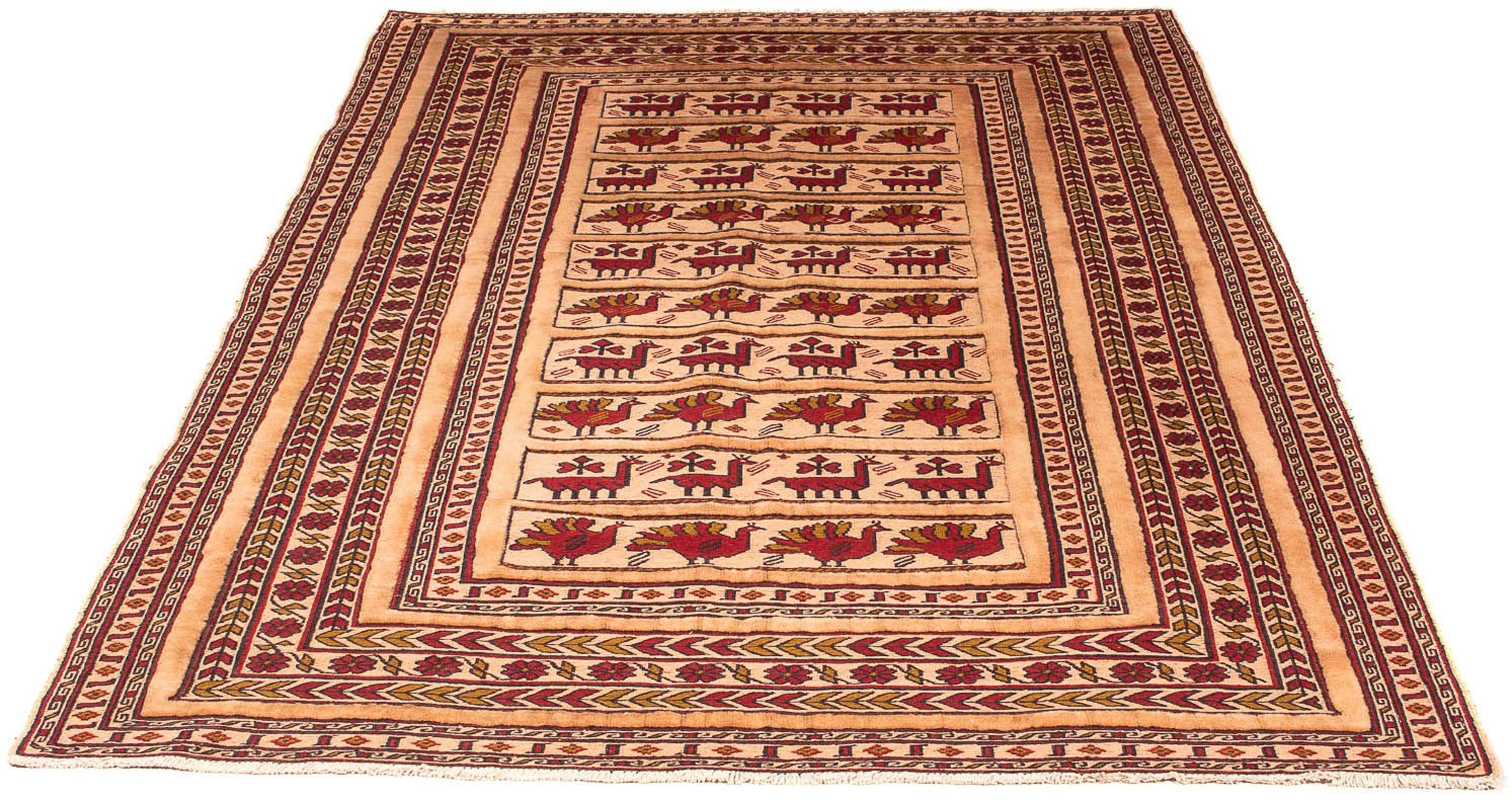 Wollteppich Kelim - Oriental - 180 x 140 cm - braun, morgenland, rechteckig, Höhe: 4 mm, Wohnzimmer, Einzelstück