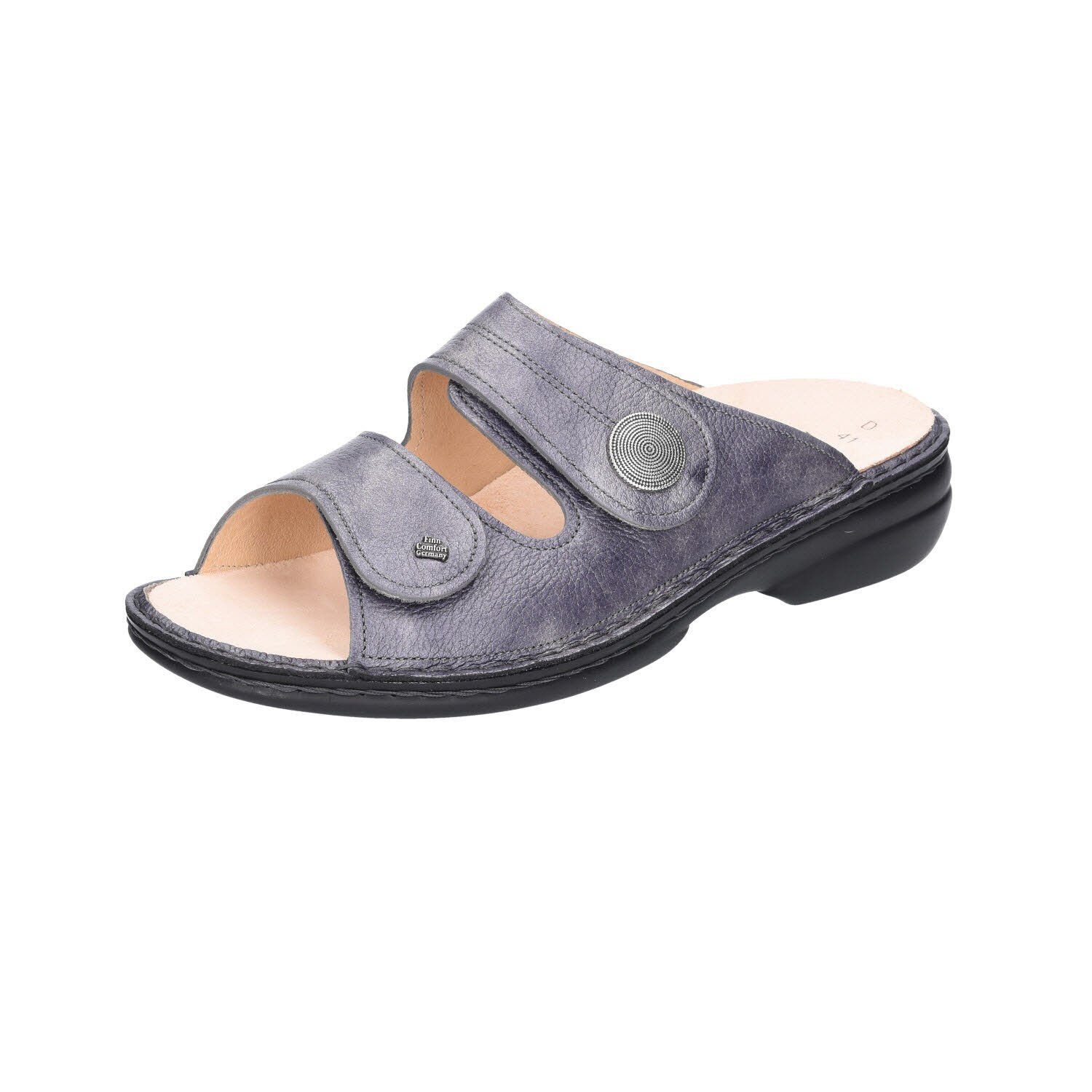 Finn Comfort SANSIBAR Pantolette grau/blau