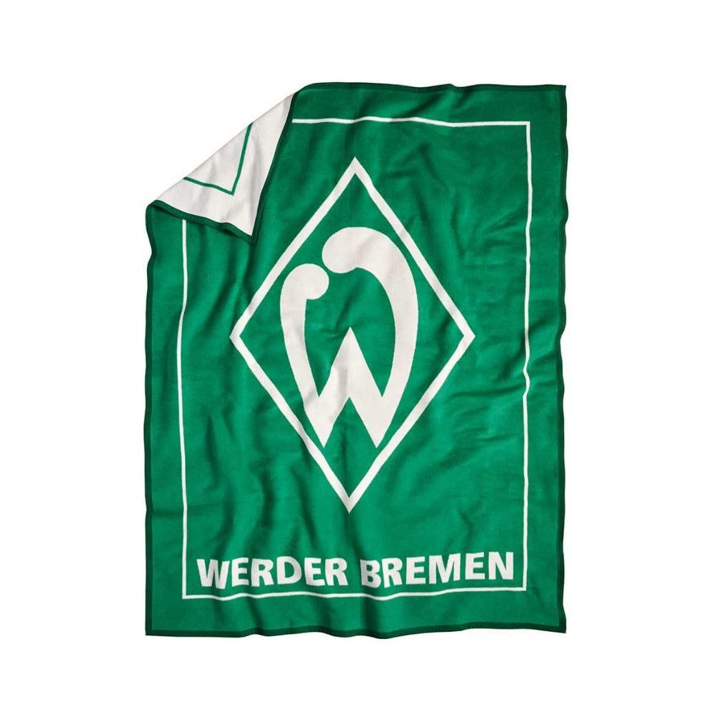 Werder Bremen Tagesdecke SV Werder Bremen Veloursdecke Raute