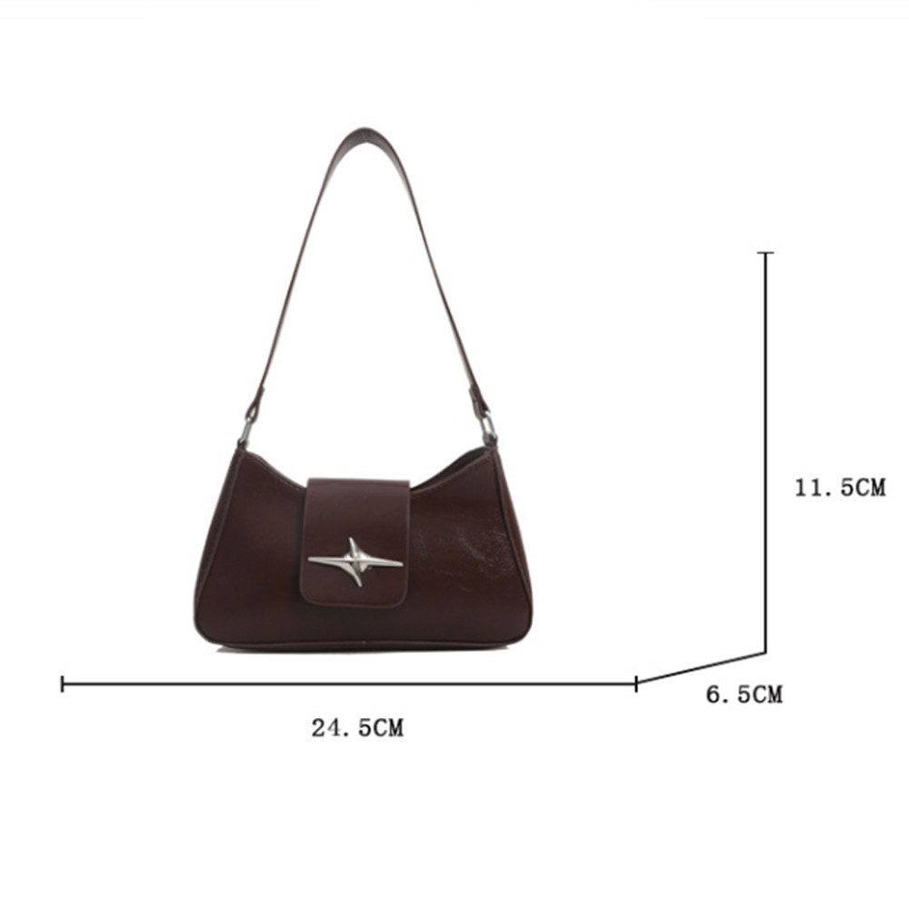 nsihing Handtasche Vintage Y2K Schultertasche 90er Jahre Damen Schultertasche Clutch, Damen kleine Umhängetasche Hobo Bag Tasche für Teenager Mädchen – Bild 2 von 5