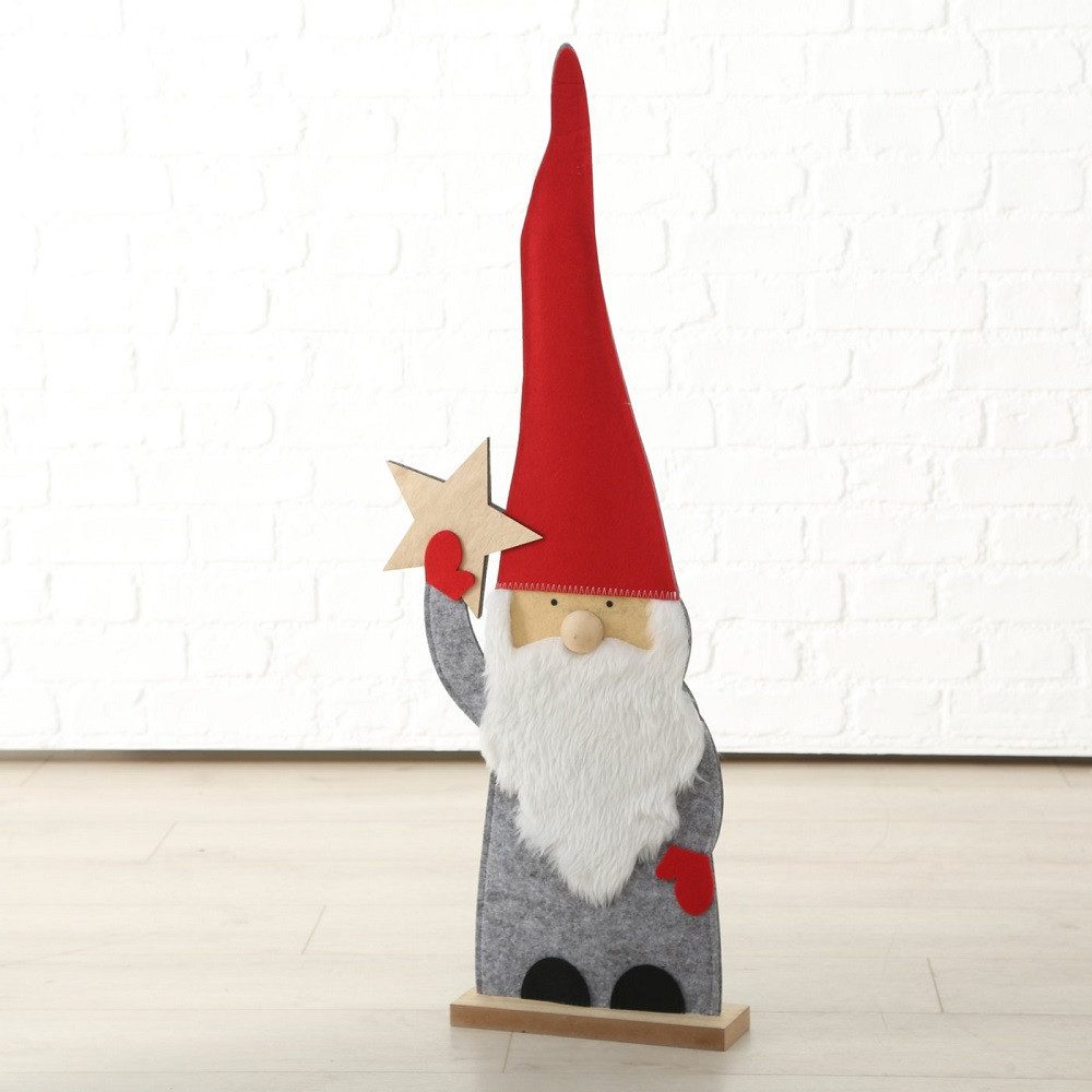 Weihnachtsmann Figur Fredo Weihnachtsmann Nikolaus Weihnachten H 117 cm Stückpreis