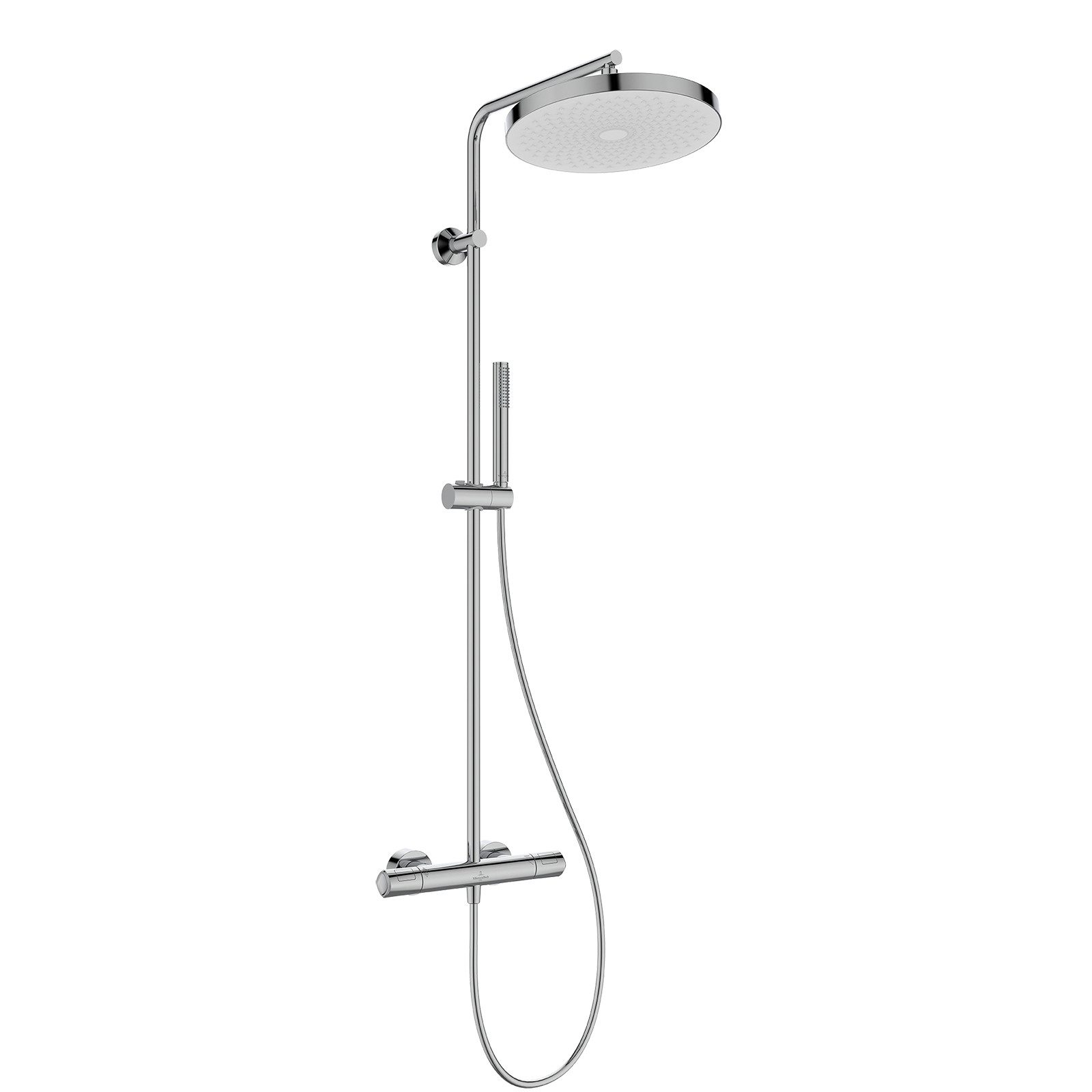 Villeroy & Boch Duschsystem Universal Chrom, Universal Duschsystem für Wandmontage in Chrom
