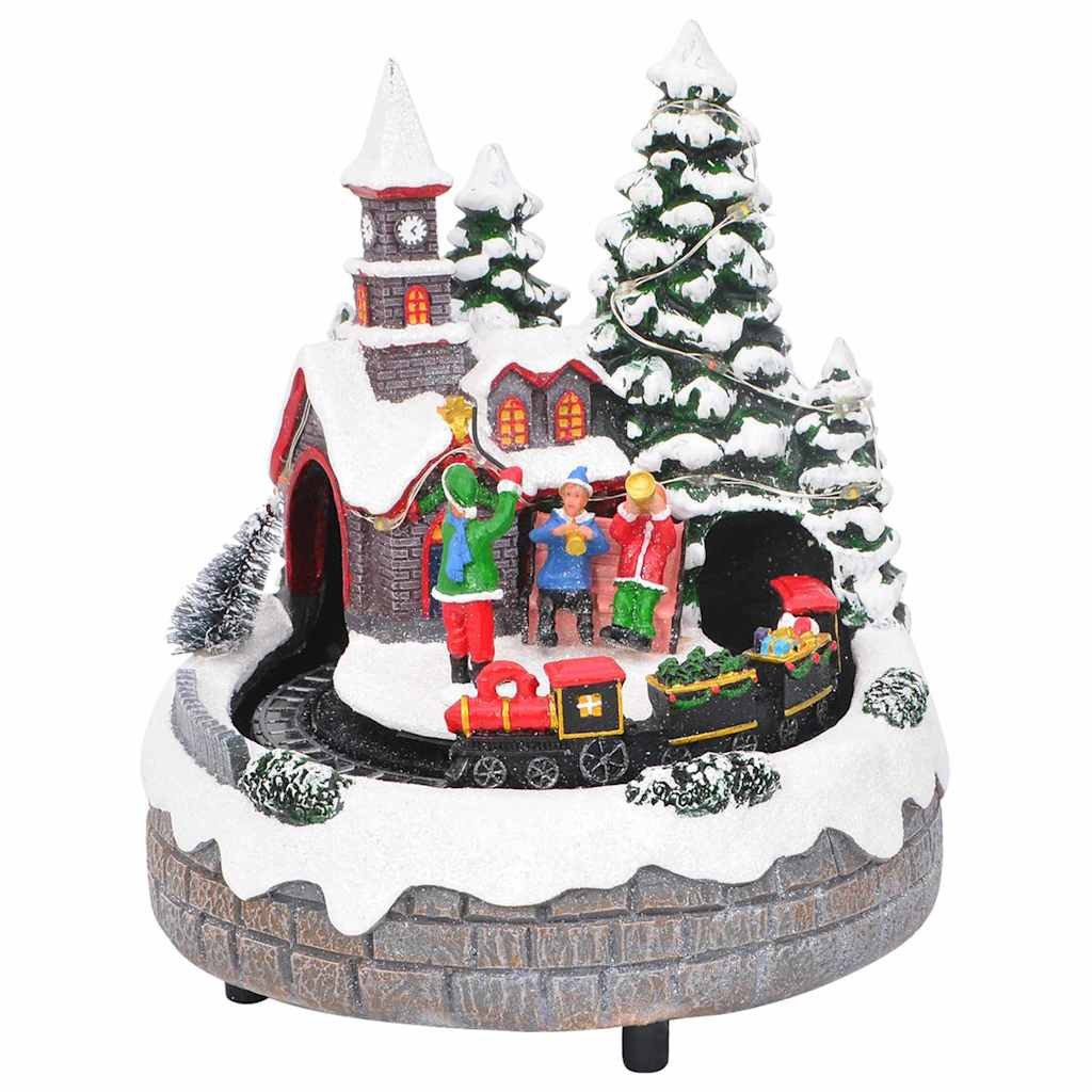 vidaXL Christbaumschmuck Weihnachtlicher Tisch Mehrfarbig 16 x 16 x 19 cm H günstig online kaufen