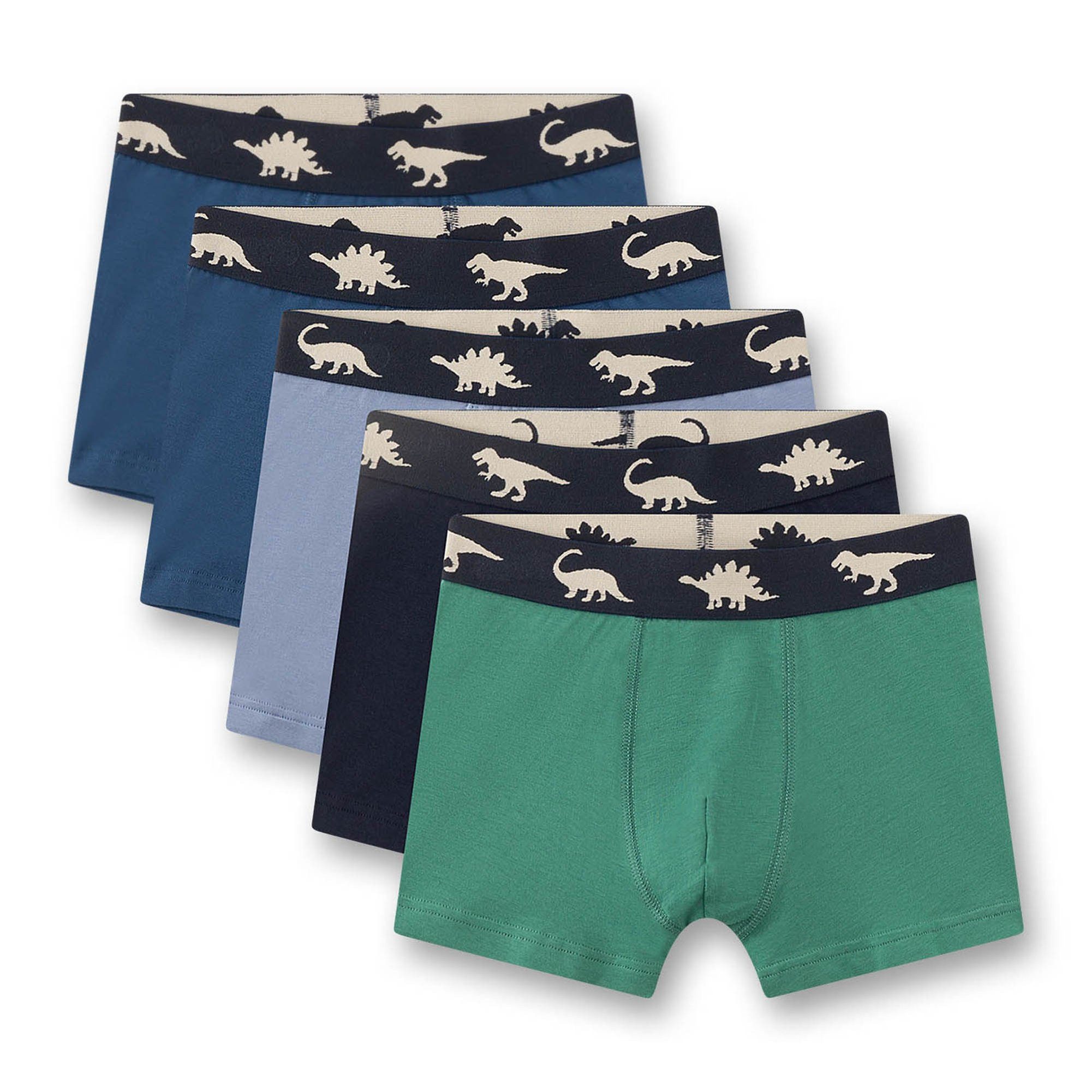 Sanetta Boxer Jungen Boxershort 5er Pack Baumwollmischung (Packung, 5er Pack)