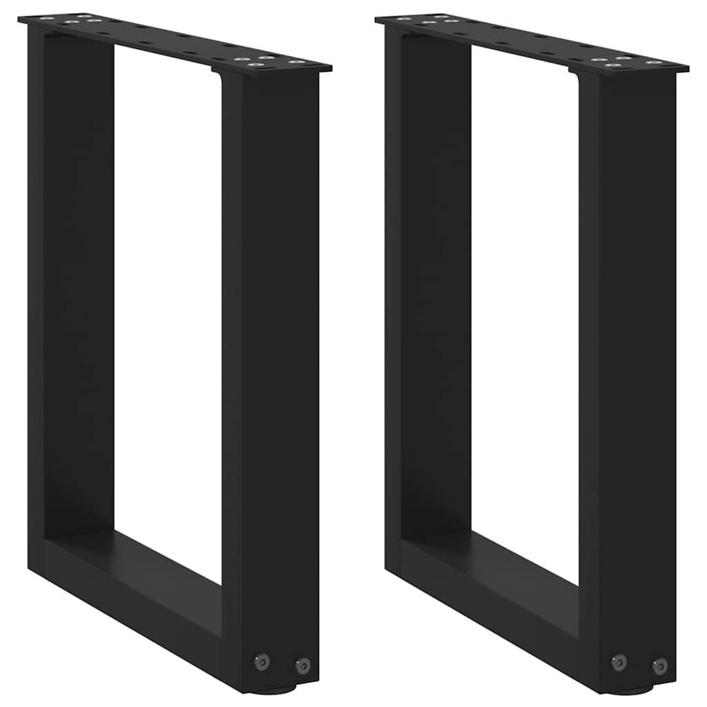 vidaXL Tischbein Couchtischbeine U-Form 2 Stk. günstig online kaufen
